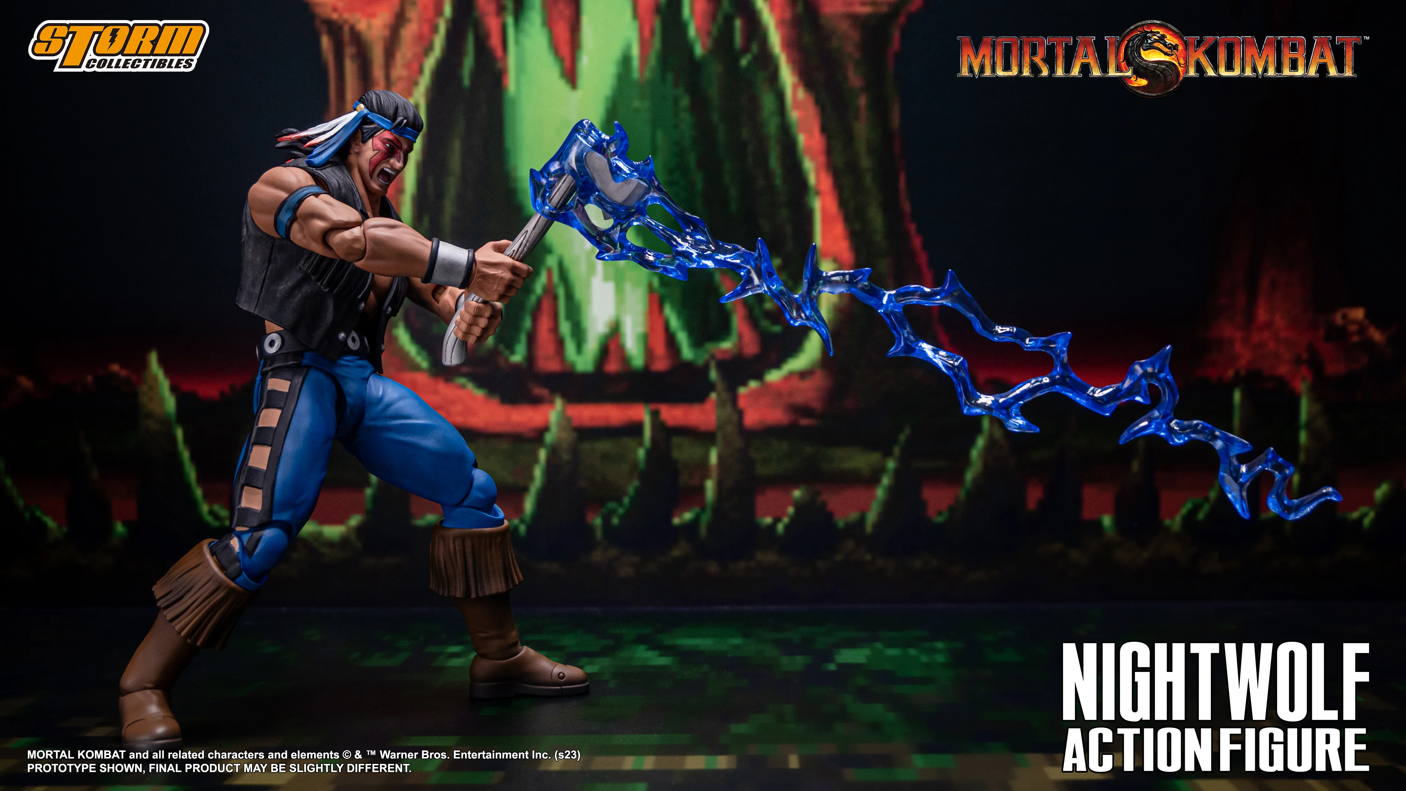 Nightwolf Storm Collectibles Mortal Kombat Action Figure - Image 13