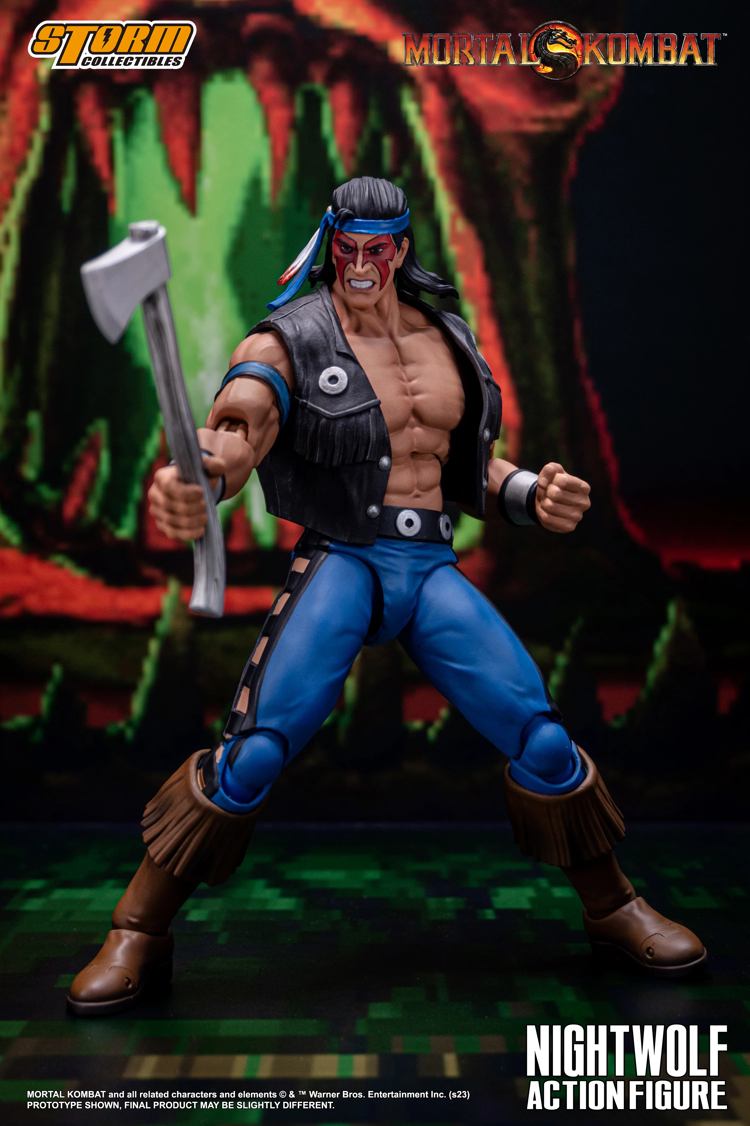 Nightwolf Storm Collectibles Mortal Kombat Action Figure - Image 14