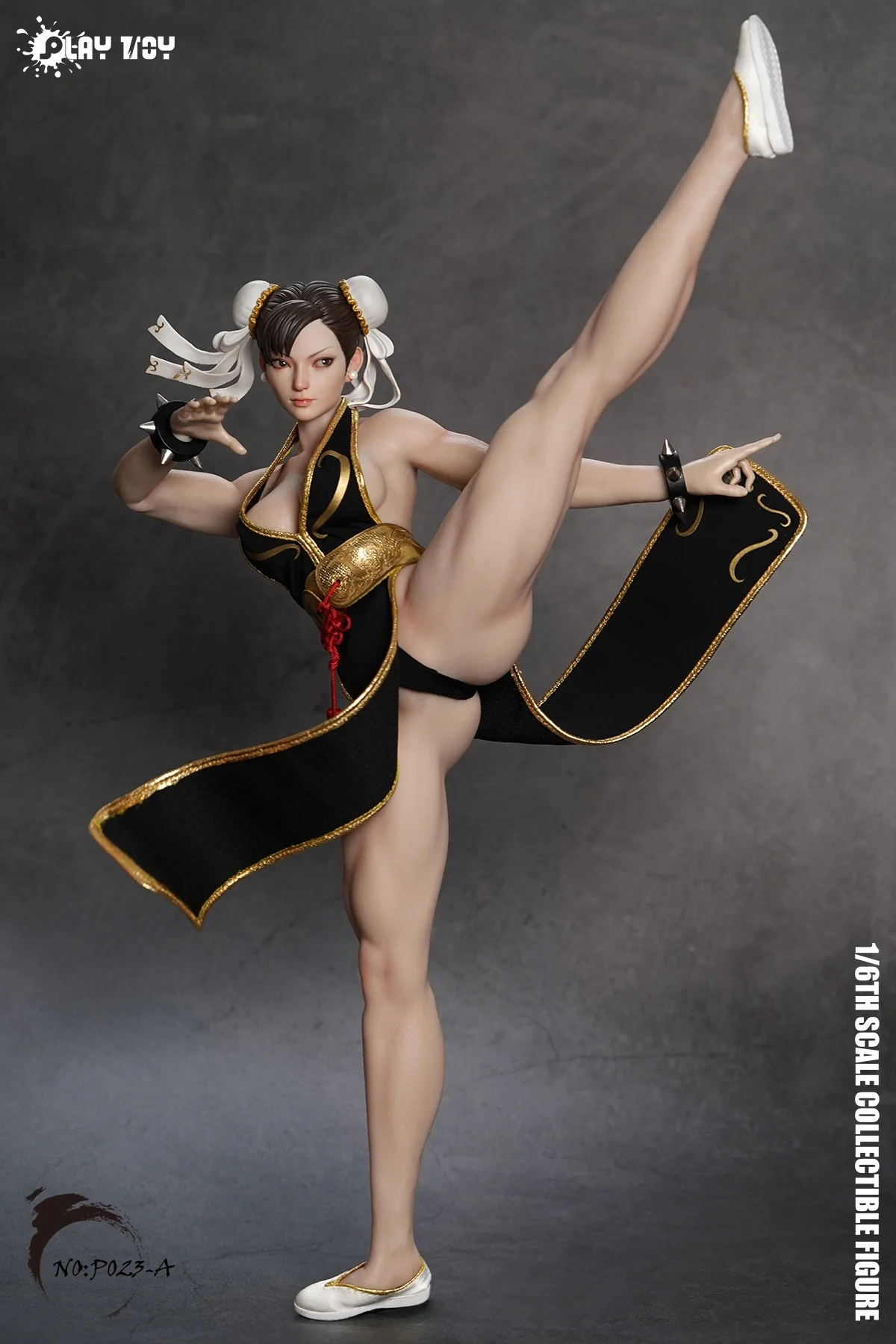 Playtoy P023A Chun-Li 2.0 (Black) - Image 2