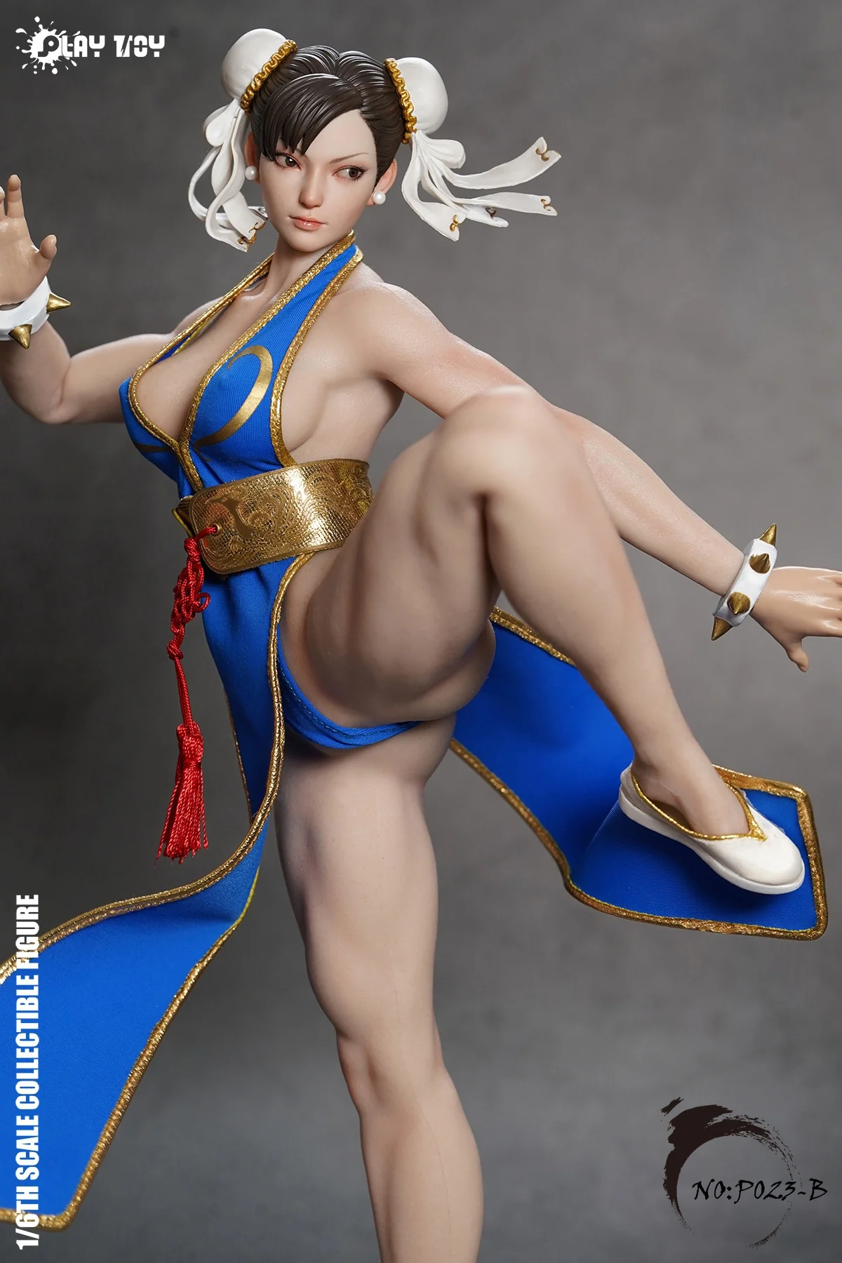 Playtoy P023B Chun-Li 2.0 (Blue) - Image 3