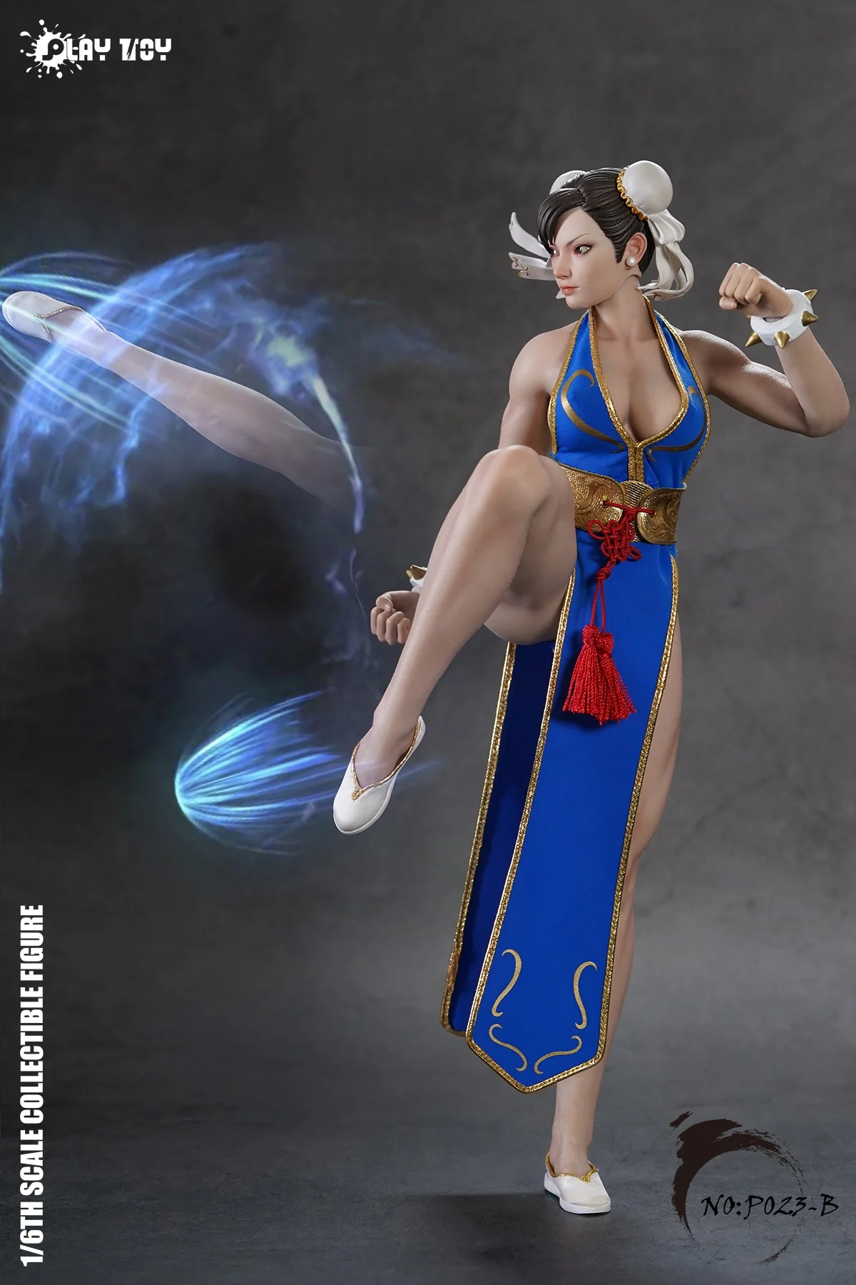 Playtoy P023B Chun-Li 2.0 (Blue) - Image 5