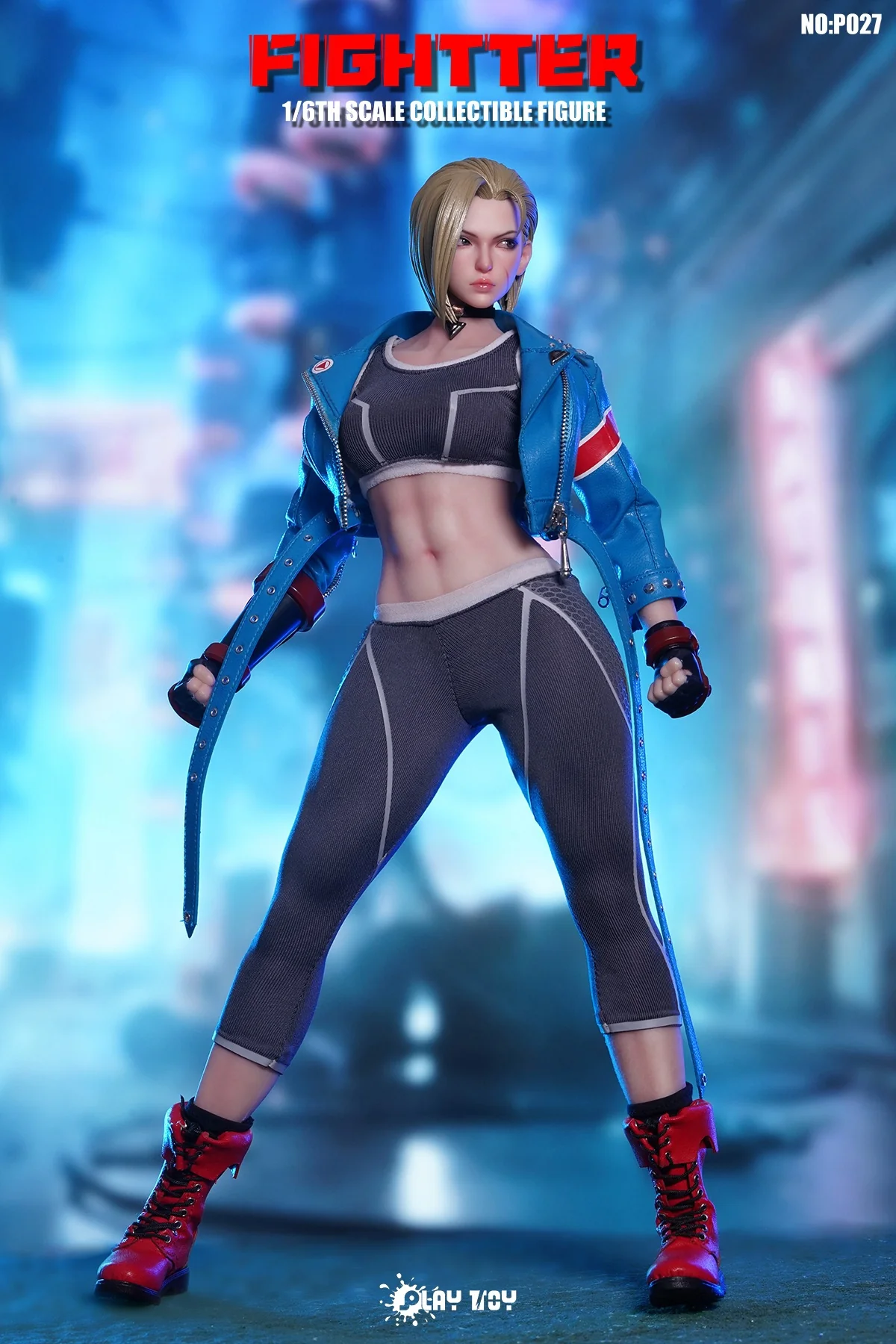 [PREORDER] PlayToy P027 - Fighting Female Warrior 6th Generation Action Figure - Image 11