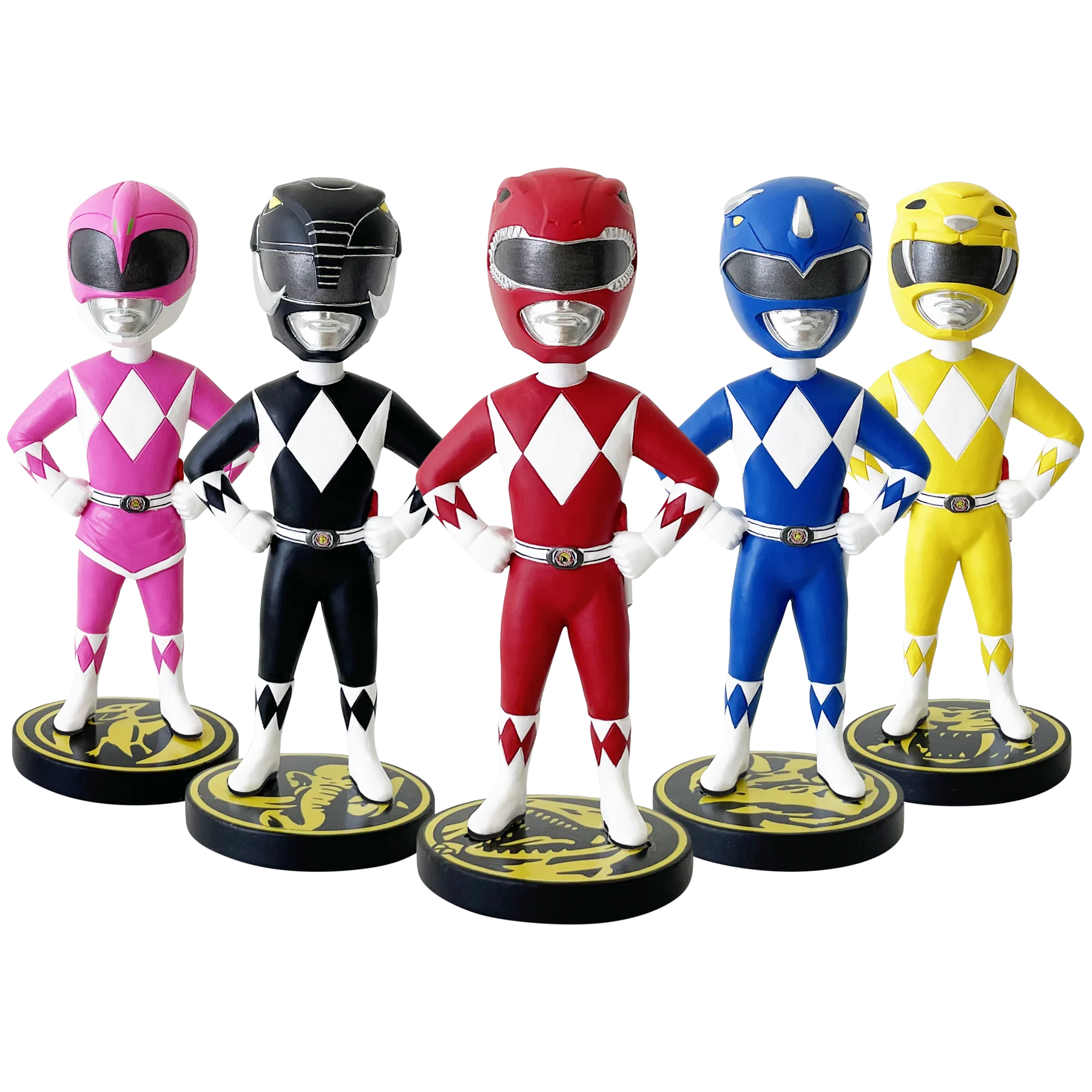 Power Rangers Bobbleheads Set