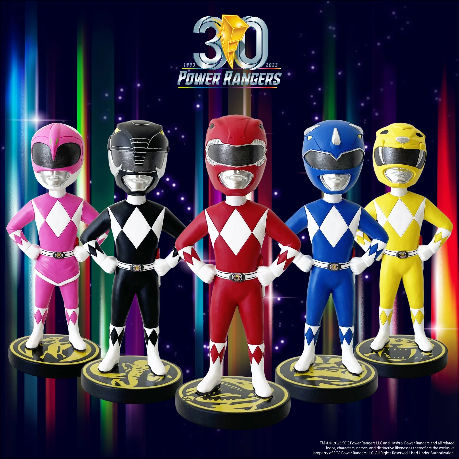 Power Rangers Bobbleheads Set - Image 5
