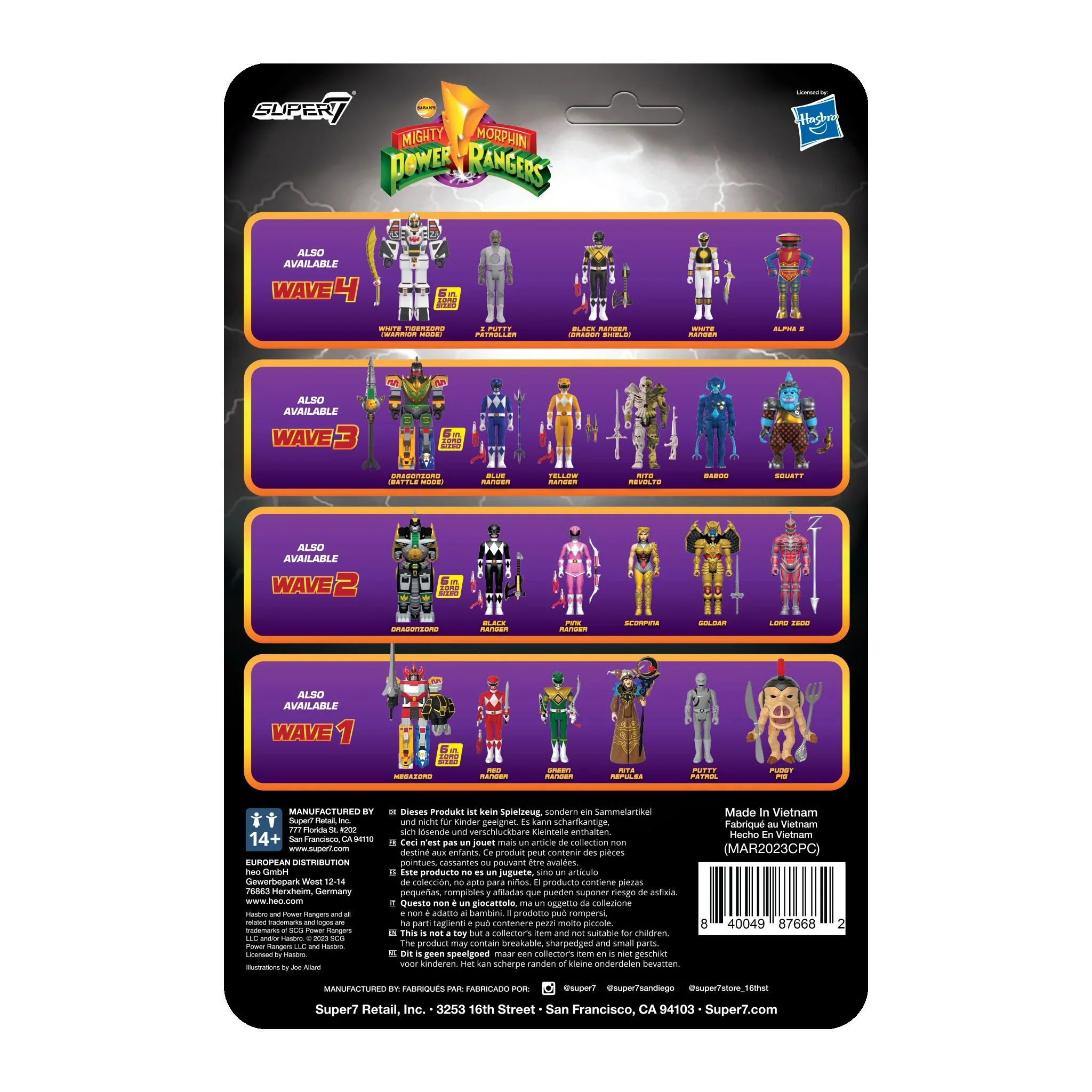 Power Rangers Boodega Megazord Super7 ReAction Figure - Image 5