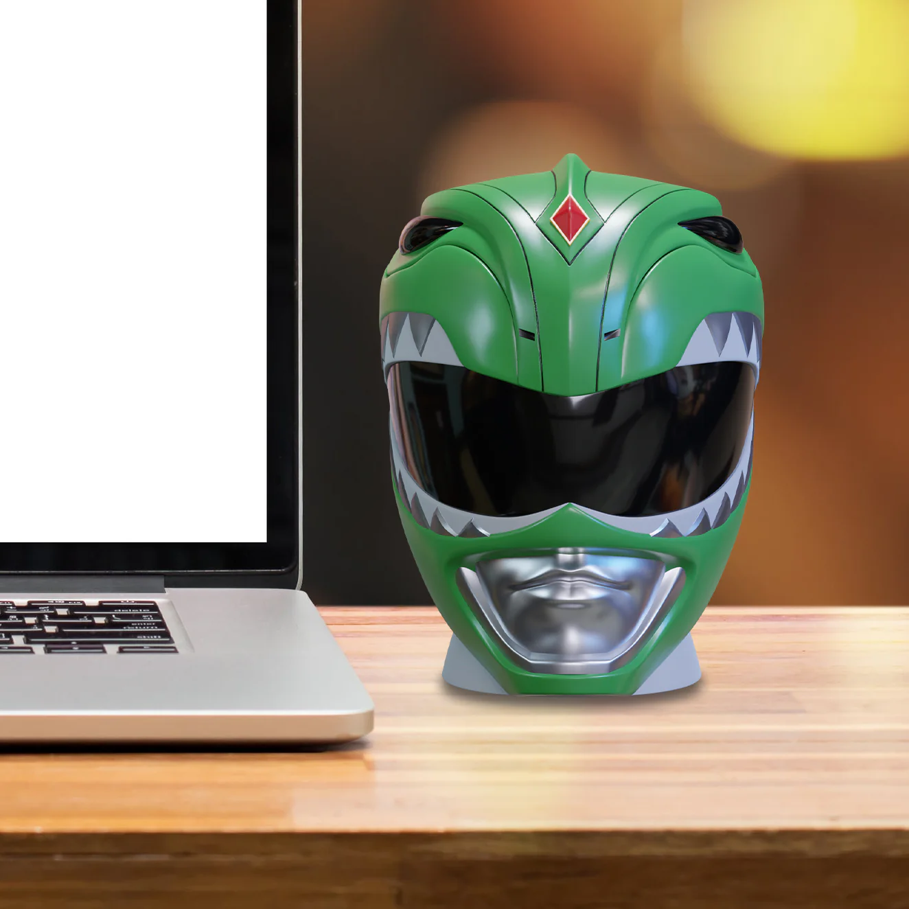 Green Ranger Helmet Pen Holder - Image 3
