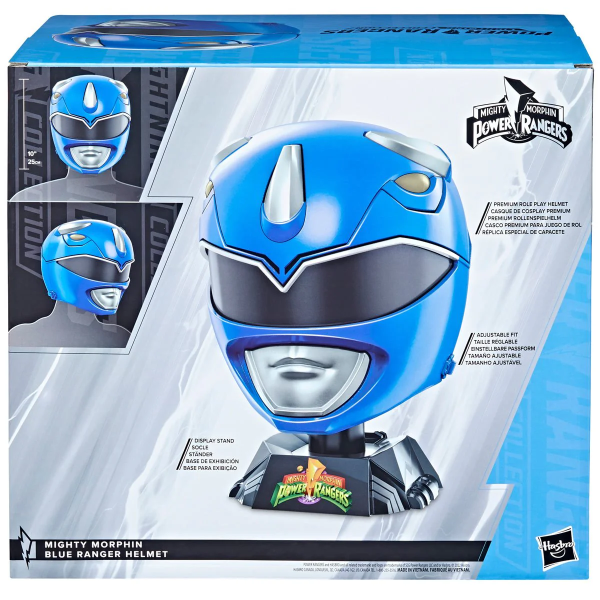 Power Rangers Lightning Collection Blue Ranger Helmet - Image 3