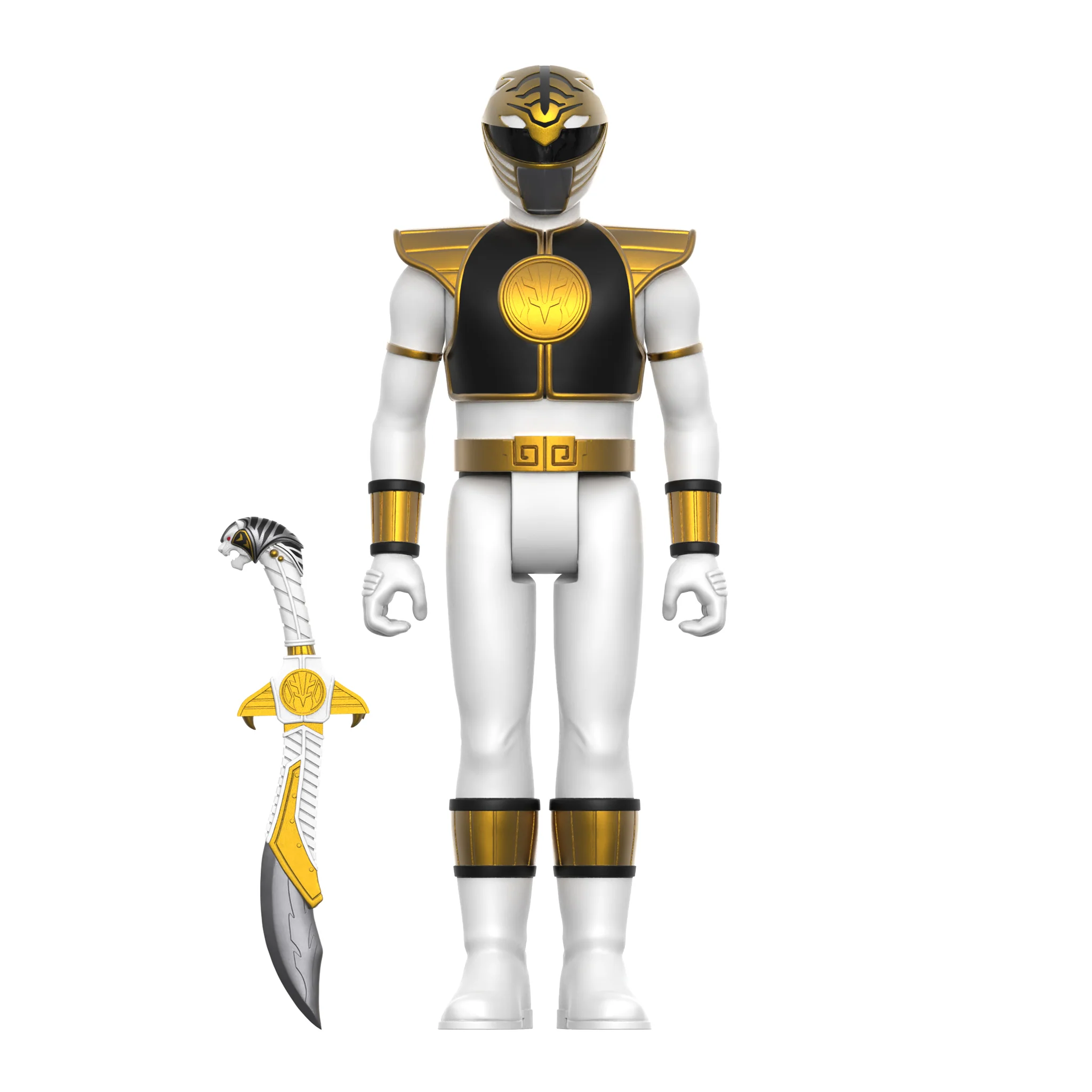 Power Rangers ReAction Figure Wave 4 - White Ranger - Image 2