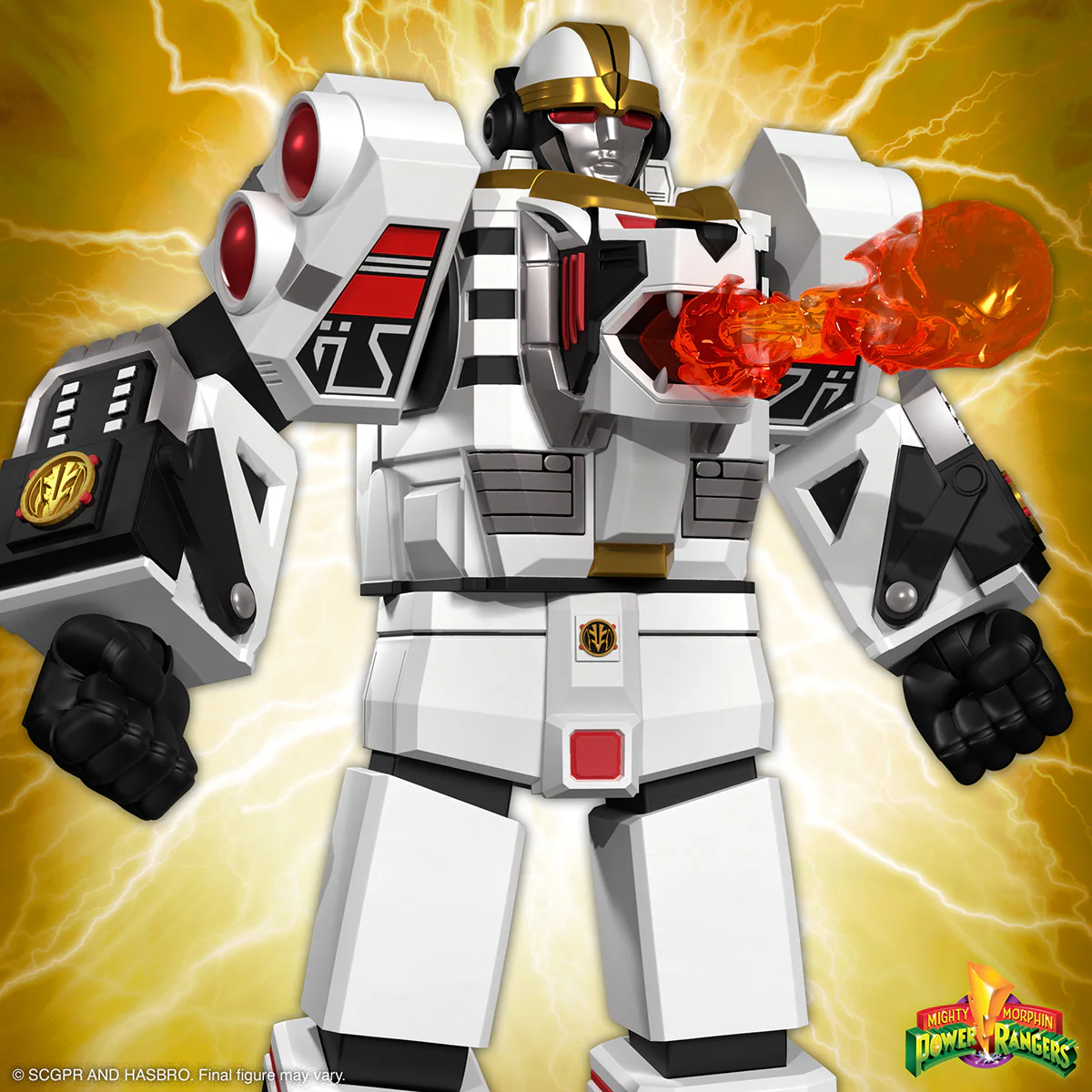 Power Rangers Ultimates! Wave 4 - White Tigerzord (Warrior Mode) - Image 3
