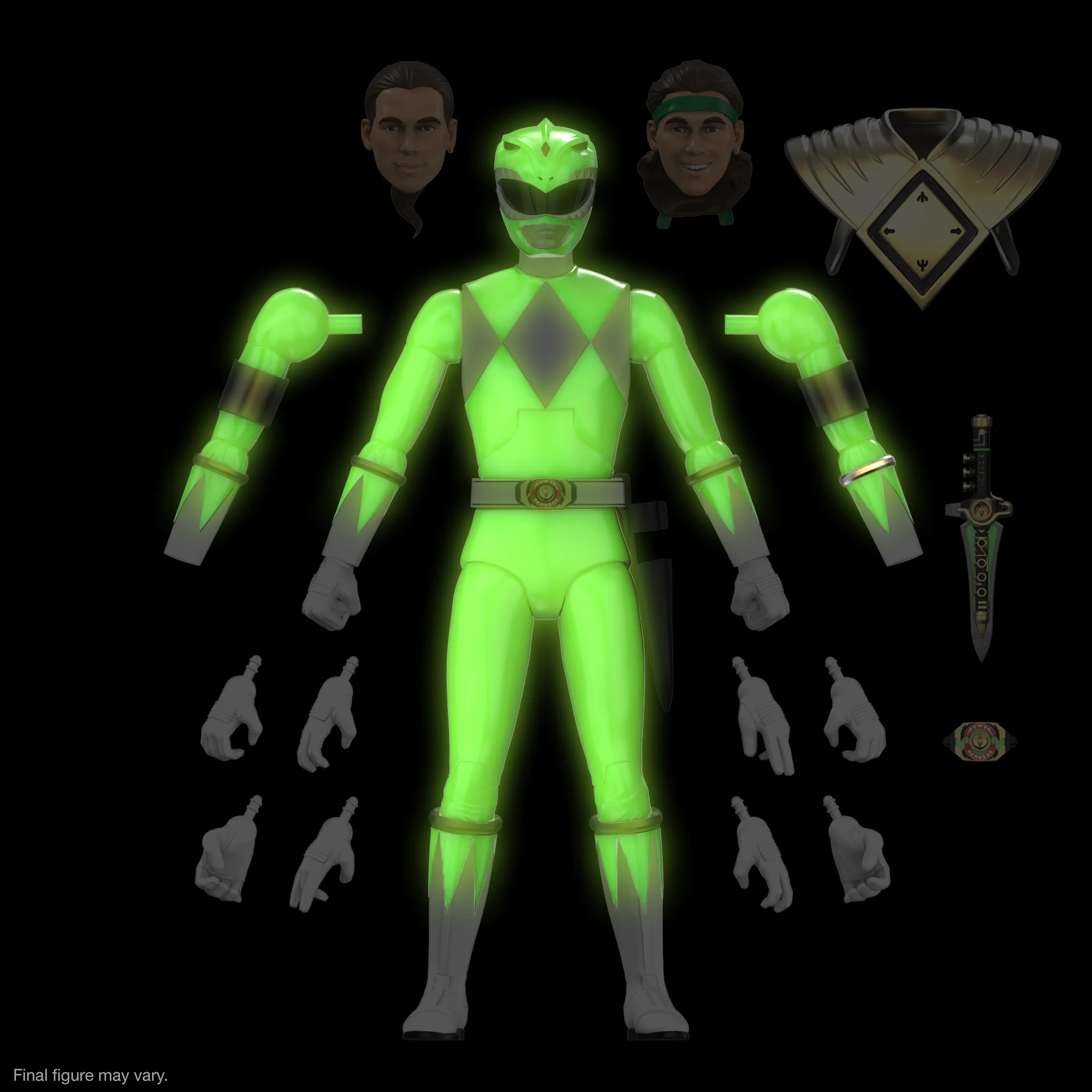 Power Rangers Ultimates! Wave 5 - Green Ranger (Glow) - Image 2
