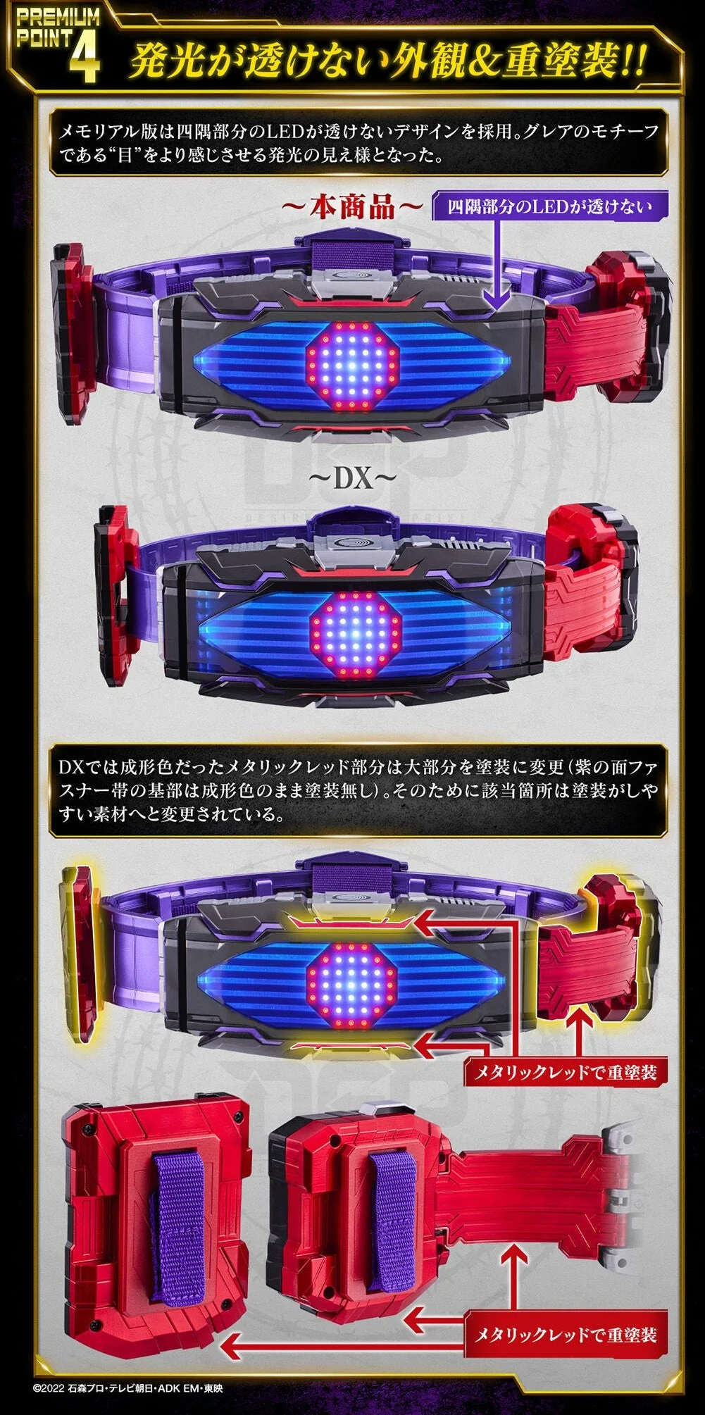 PREMIUM DX Memorial Vision Driver & High Spec Belt Set - Image 3