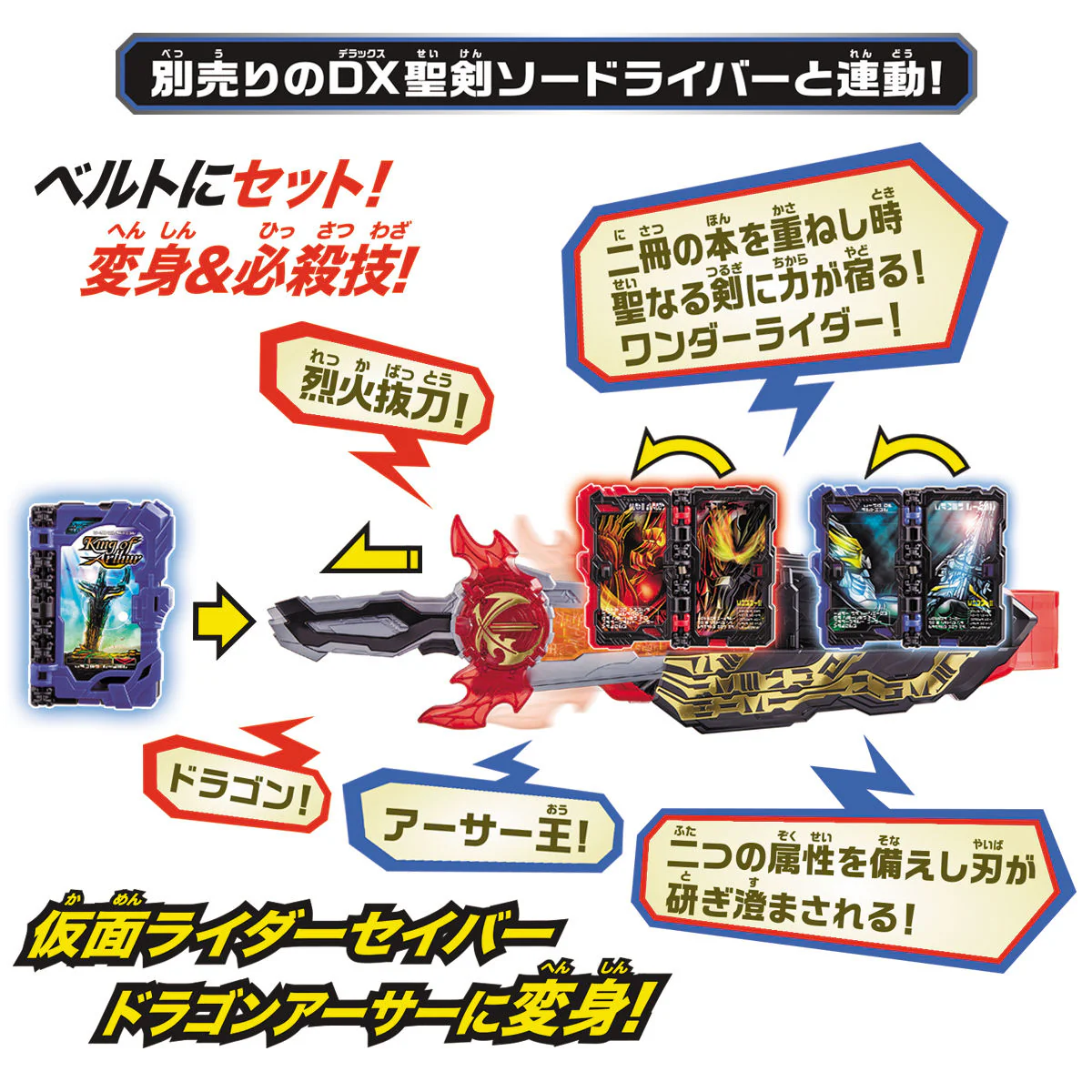 DX King Excalibur & King of Arthur Wonder Ride Book - Image 8