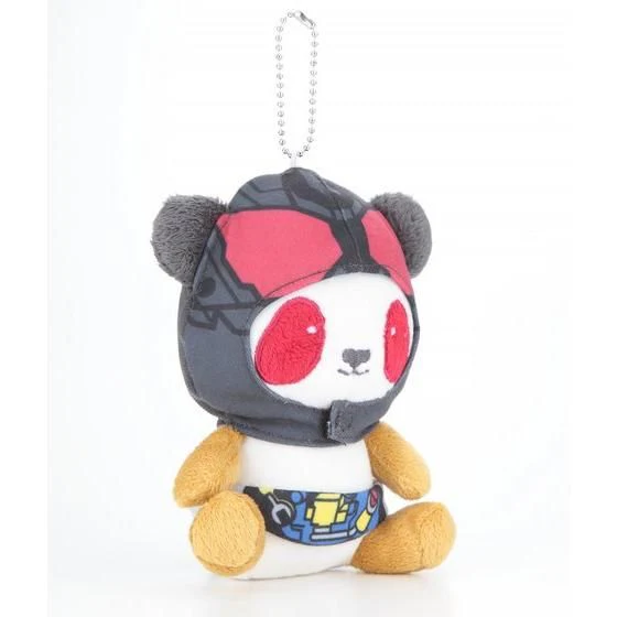 ROG Kamen Rider Build Masked Panda Plush Mascot Keychains - Image 11