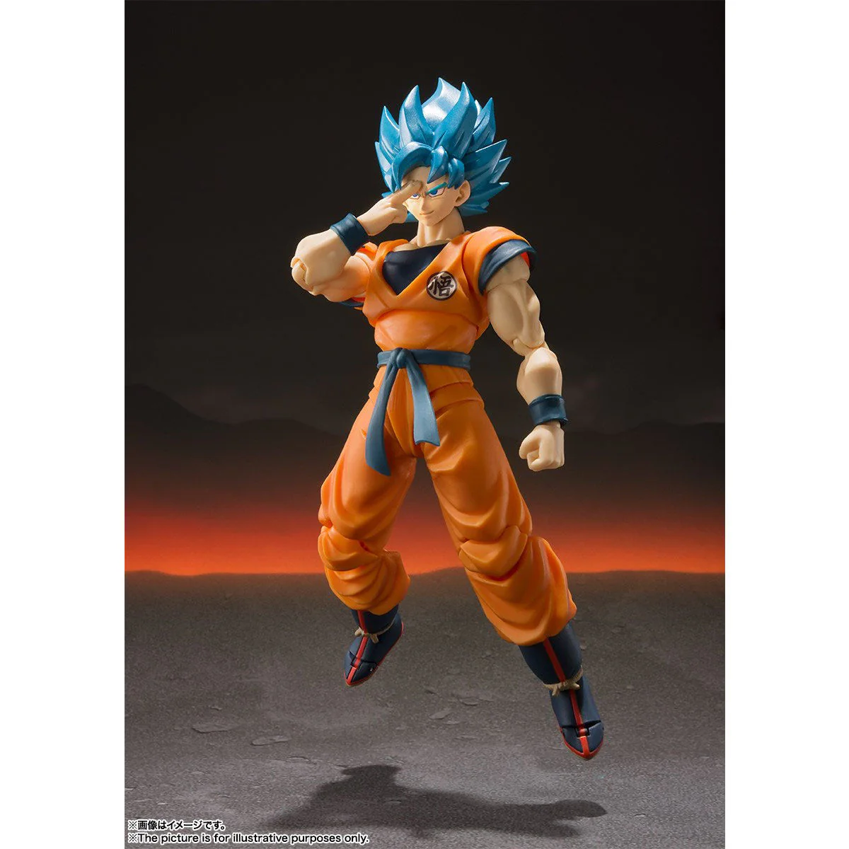 SH Figuarts Super Saiyan God Super Saiyan Goku Super - Image 4
