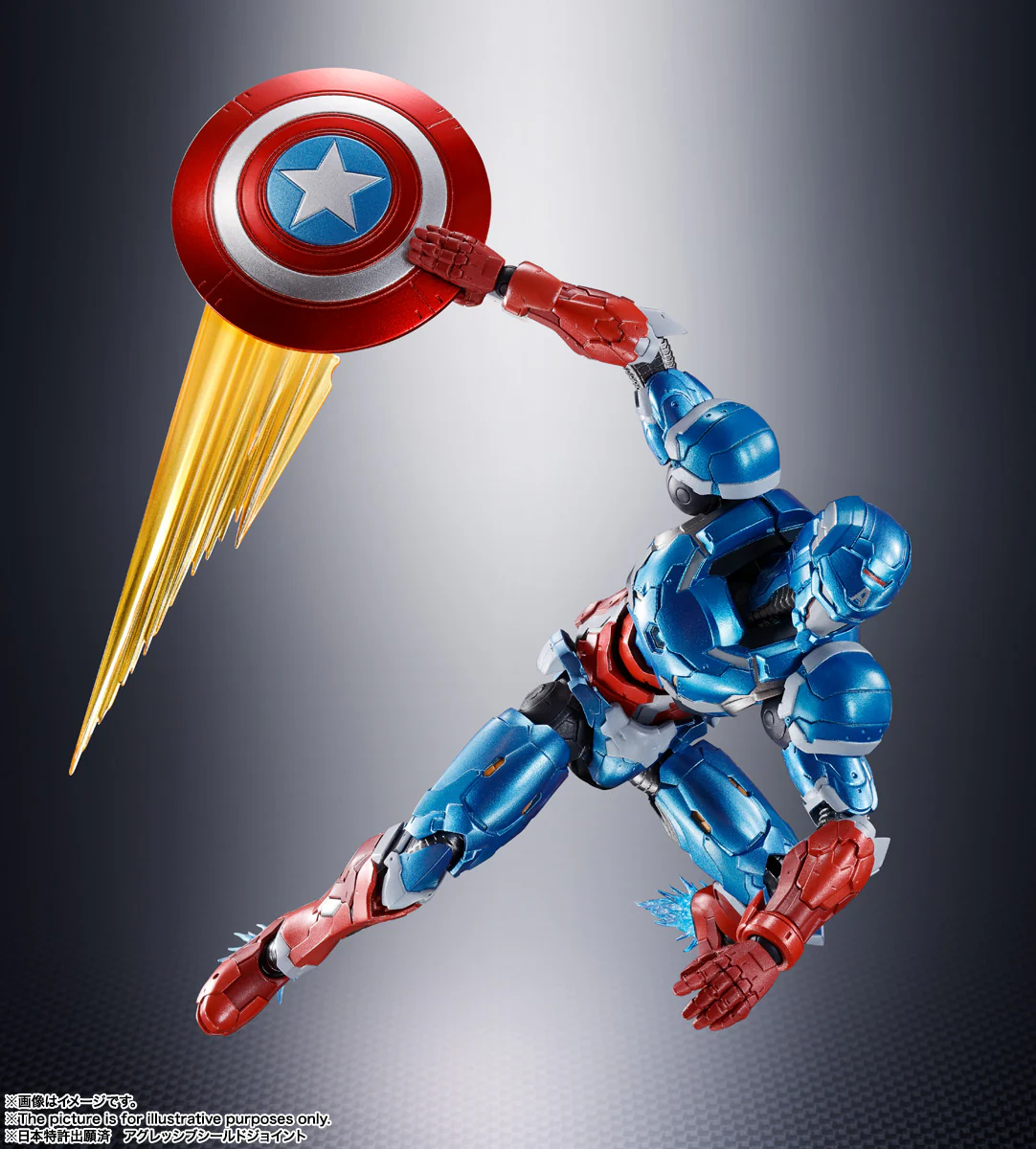 SH Figuarts Tech-on Avengers Captain America - Image 10