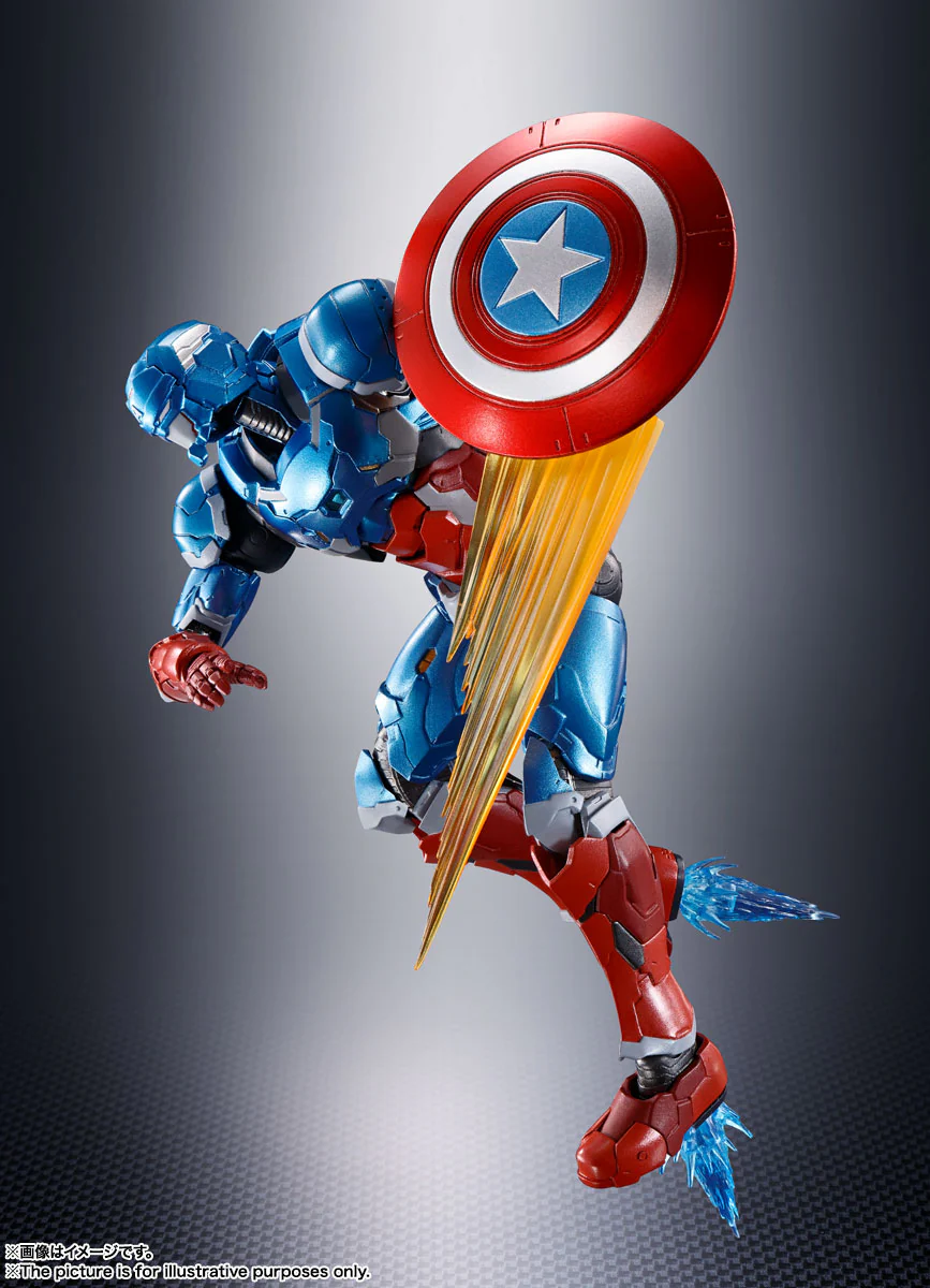 SH Figuarts Tech-on Avengers Captain America - Image 11