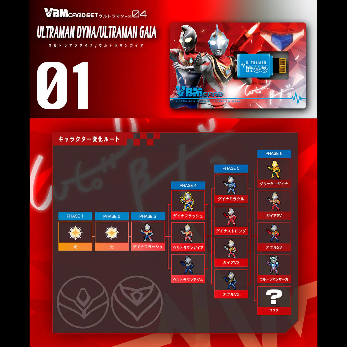 Ultraman VBM Card Set Vol 4: Ultraman Dyna, Gaia & Gomora - Image 5