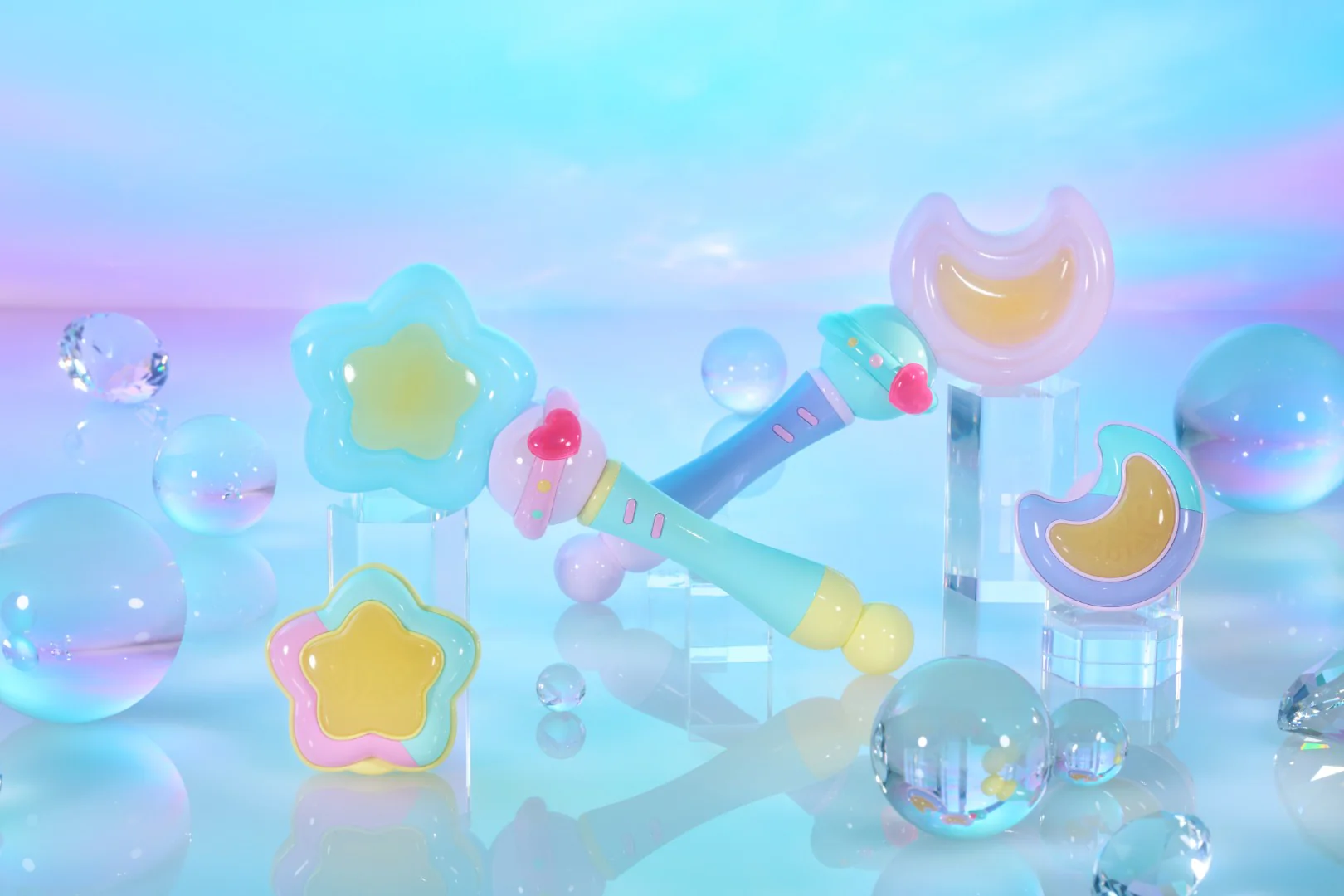 [PREORDER] PROPLICA Moontoneoneon & Glass Heart DreamPact Set - Lulutto Lilly - Image 3