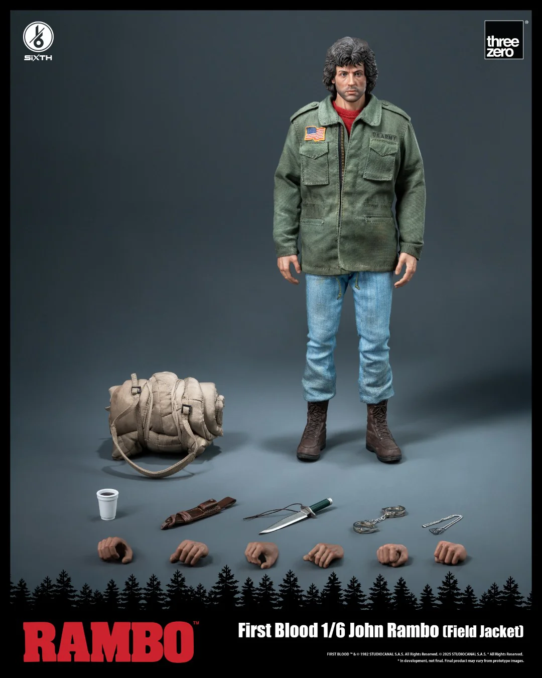 [PREORDER] SIXTH Rambo: First Blood - 1/6 John Rambo (Field Jacket) - Image 12
