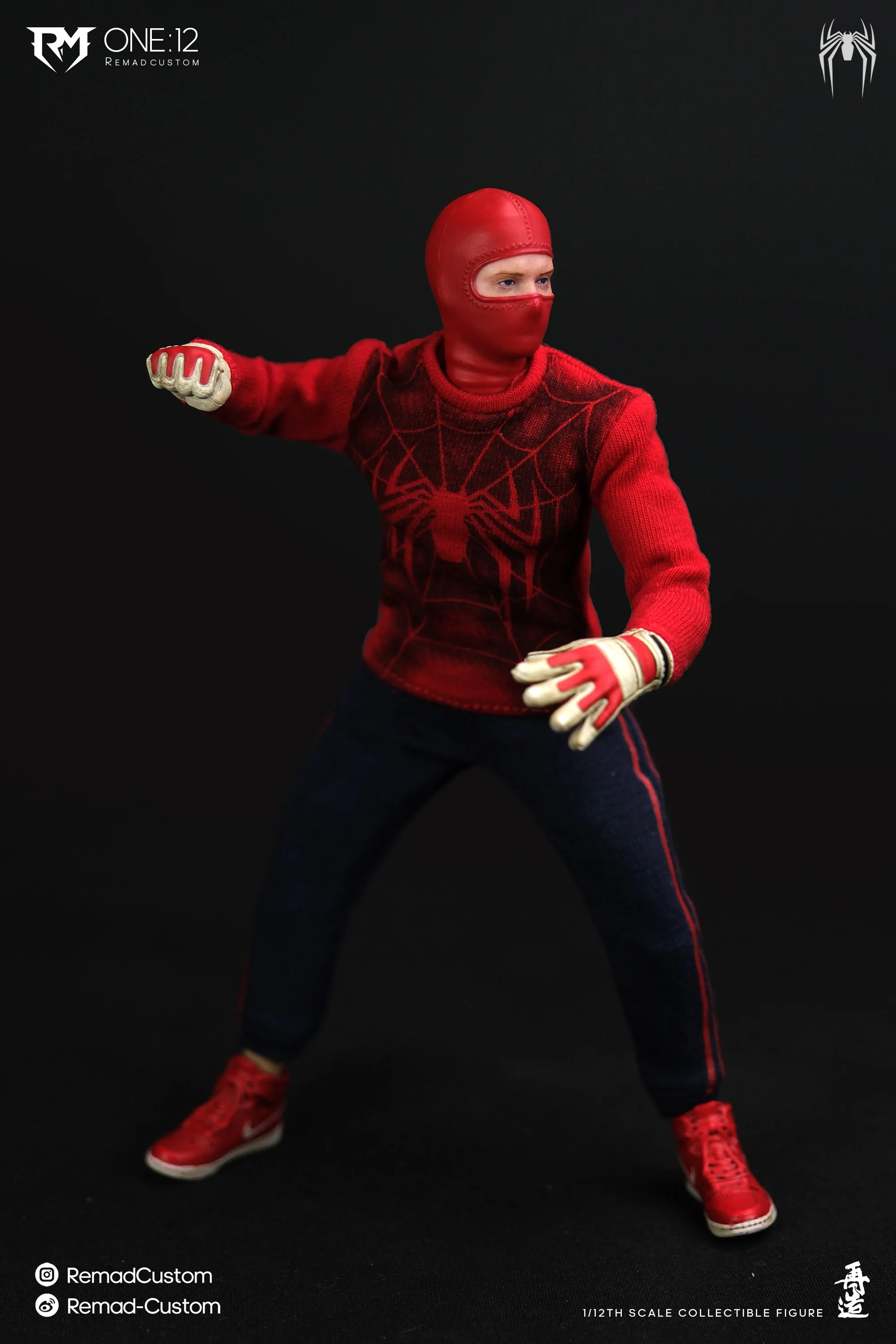 RemadCustom RM-008 Wrestler Spider Human 1/12 Scale Action Figure - Image 4