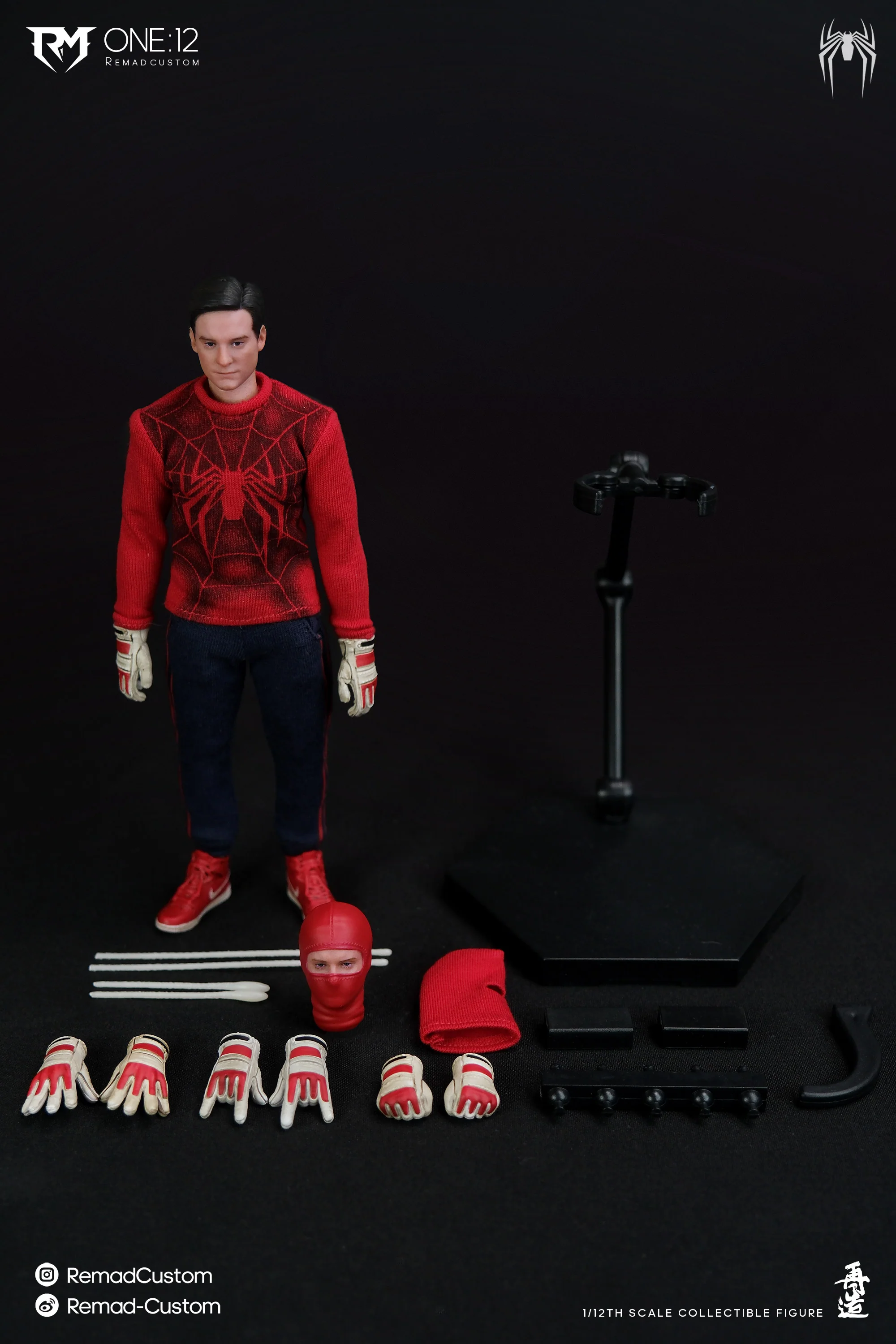 RemadCustom RM-008 Wrestler Spider Human 1/12 Scale Action Figure - Image 6