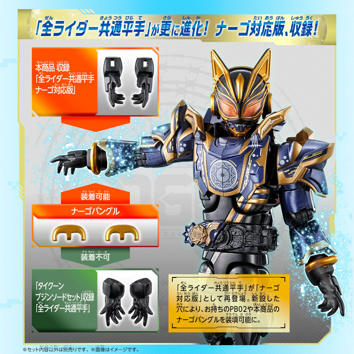 Revolve Change PB08 - Na-Go Fantasy & Rider Heads set - Image 7