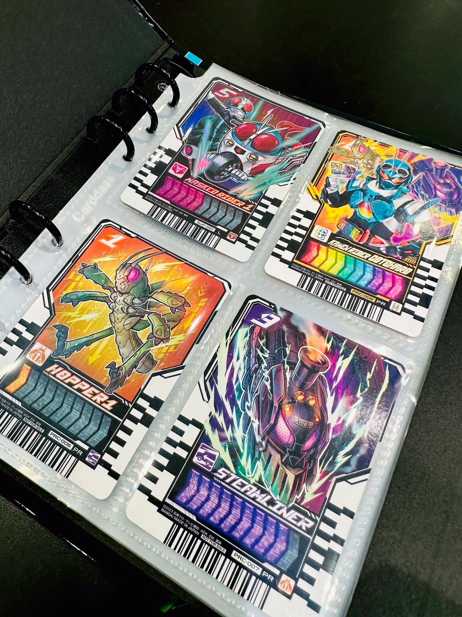 Ride Chemy Trading Card Binder & Ichigou Ride Chemy Card - Image 2