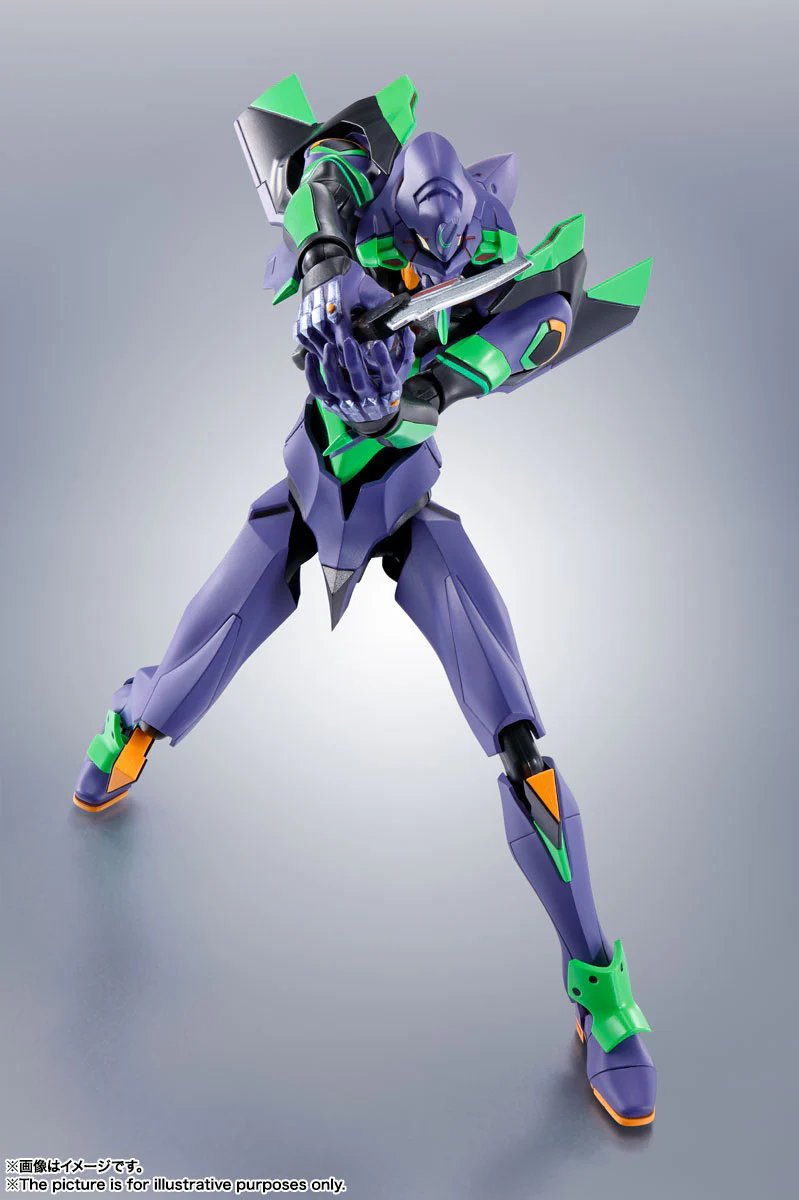 ROBOT Damashii (SIDE EVA) Evangelion Unit 1 w/ Cassius Spear (Renewal Color Edition) - Image 4