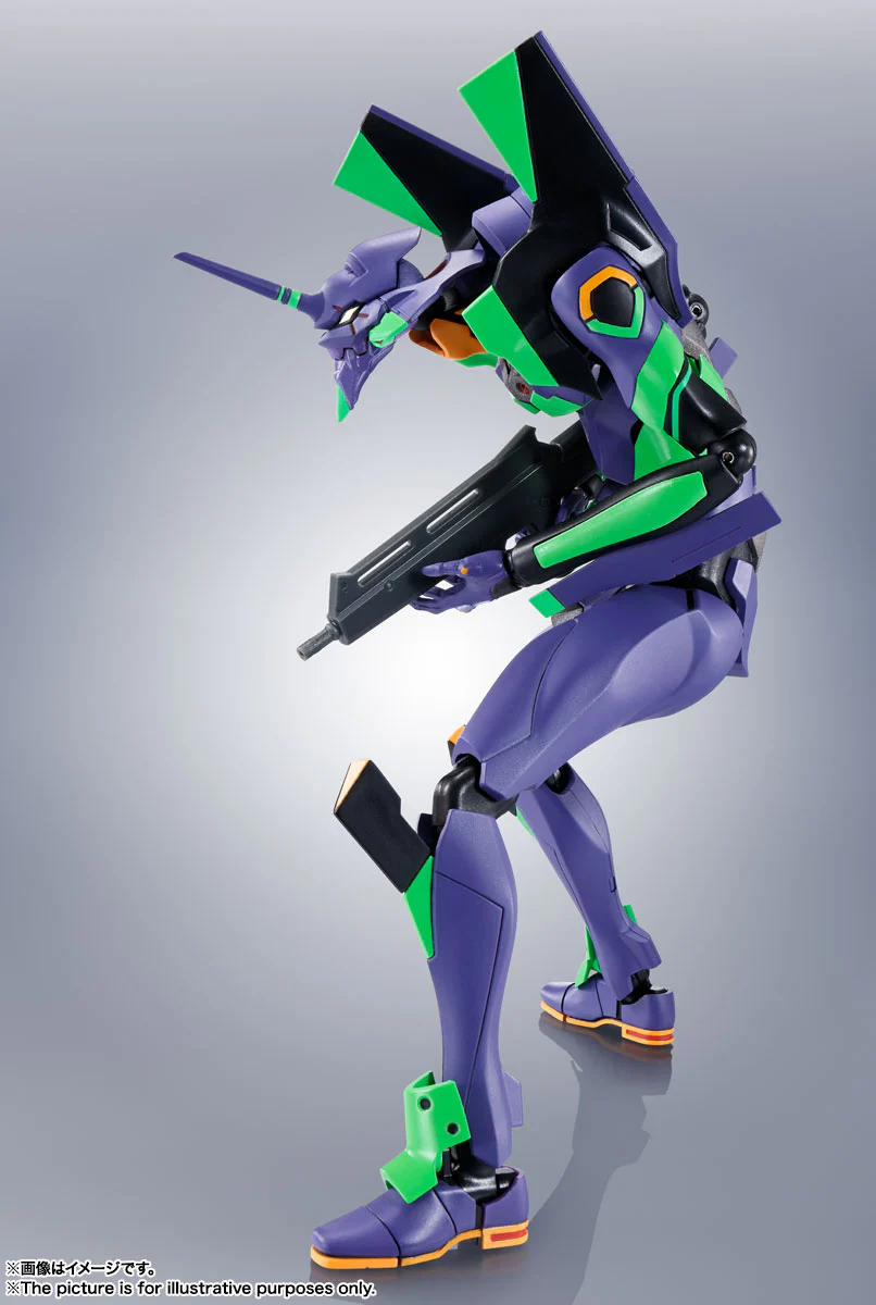 ROBOT Damashii (SIDE EVA) Evangelion Unit 1 w/ Cassius Spear (Renewal Color Edition) - Image 6