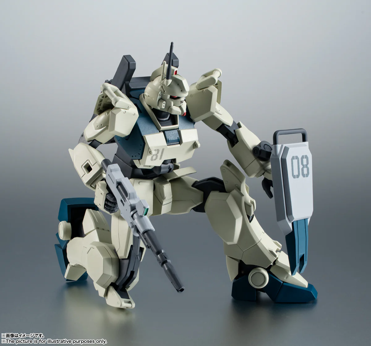 ROBOT Damashii (SIDE MS) RX-79(G) Ez-8 Gundam Ez-8 ver. A.N.I.M.E. - Image 3