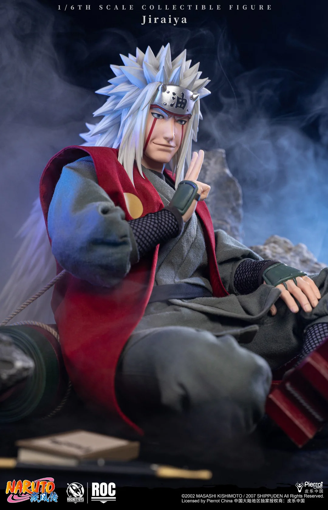 [PREORDER] ROCKET TOYS Jiraiya - Naruto 1/6 Scale Action Figure - Image 12