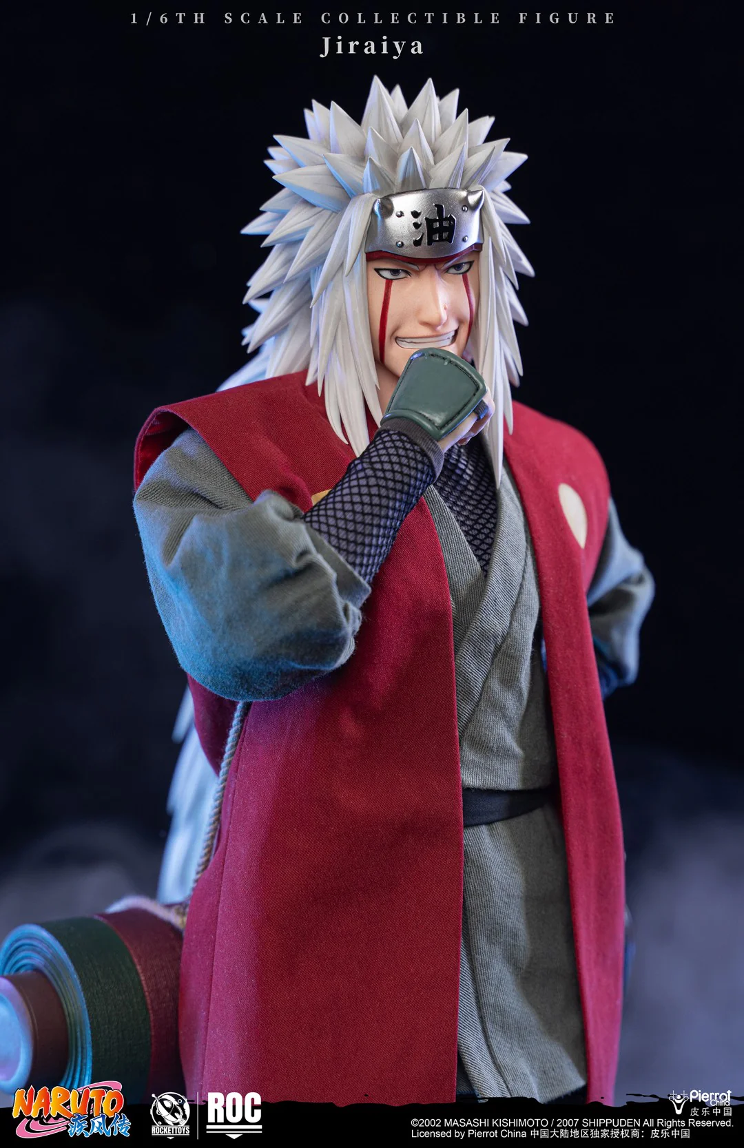 [PREORDER] ROCKET TOYS Jiraiya - Naruto 1/6 Scale Action Figure - Image 2