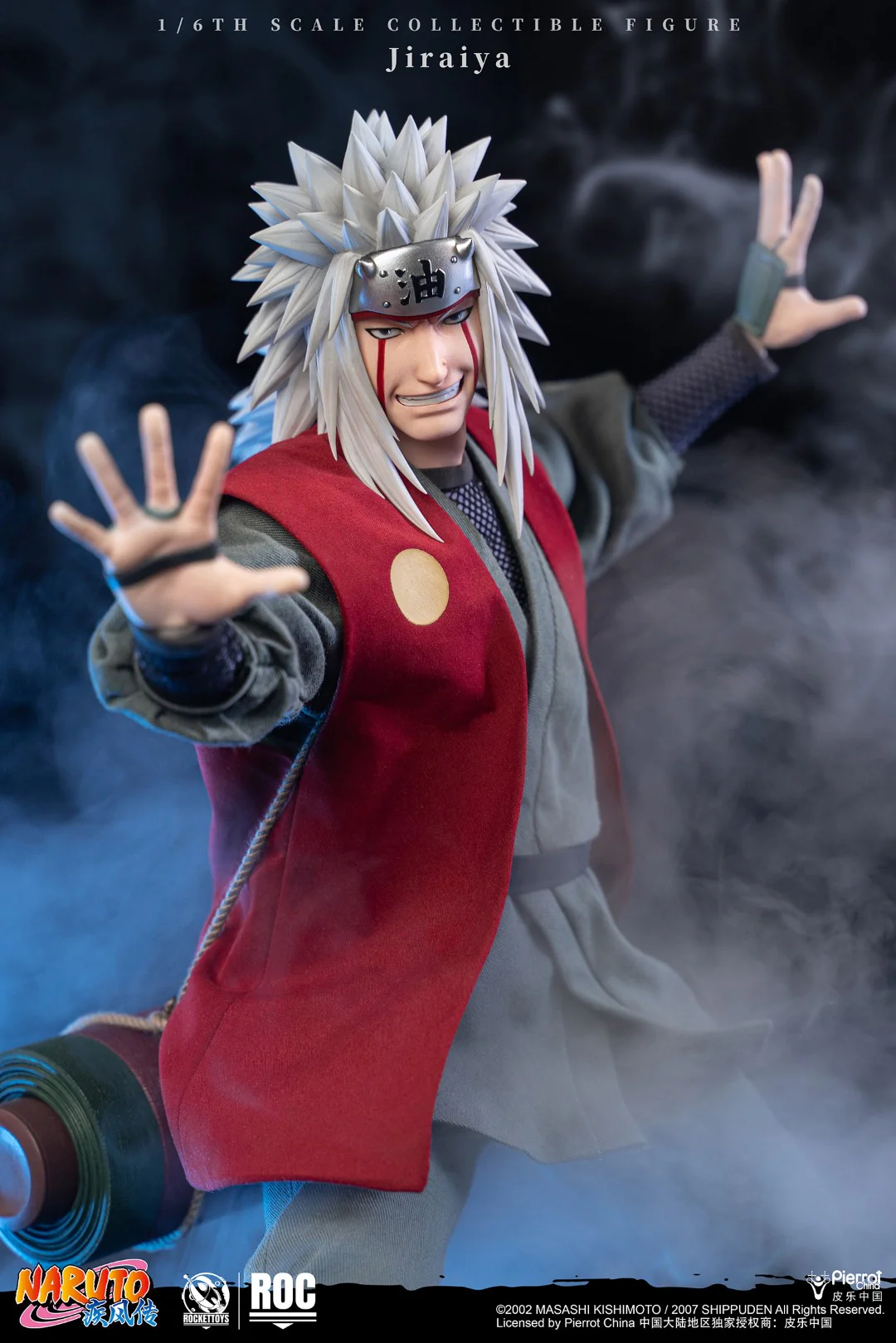 [PREORDER] ROCKET TOYS Jiraiya - Naruto 1/6 Scale Action Figure - Image 4