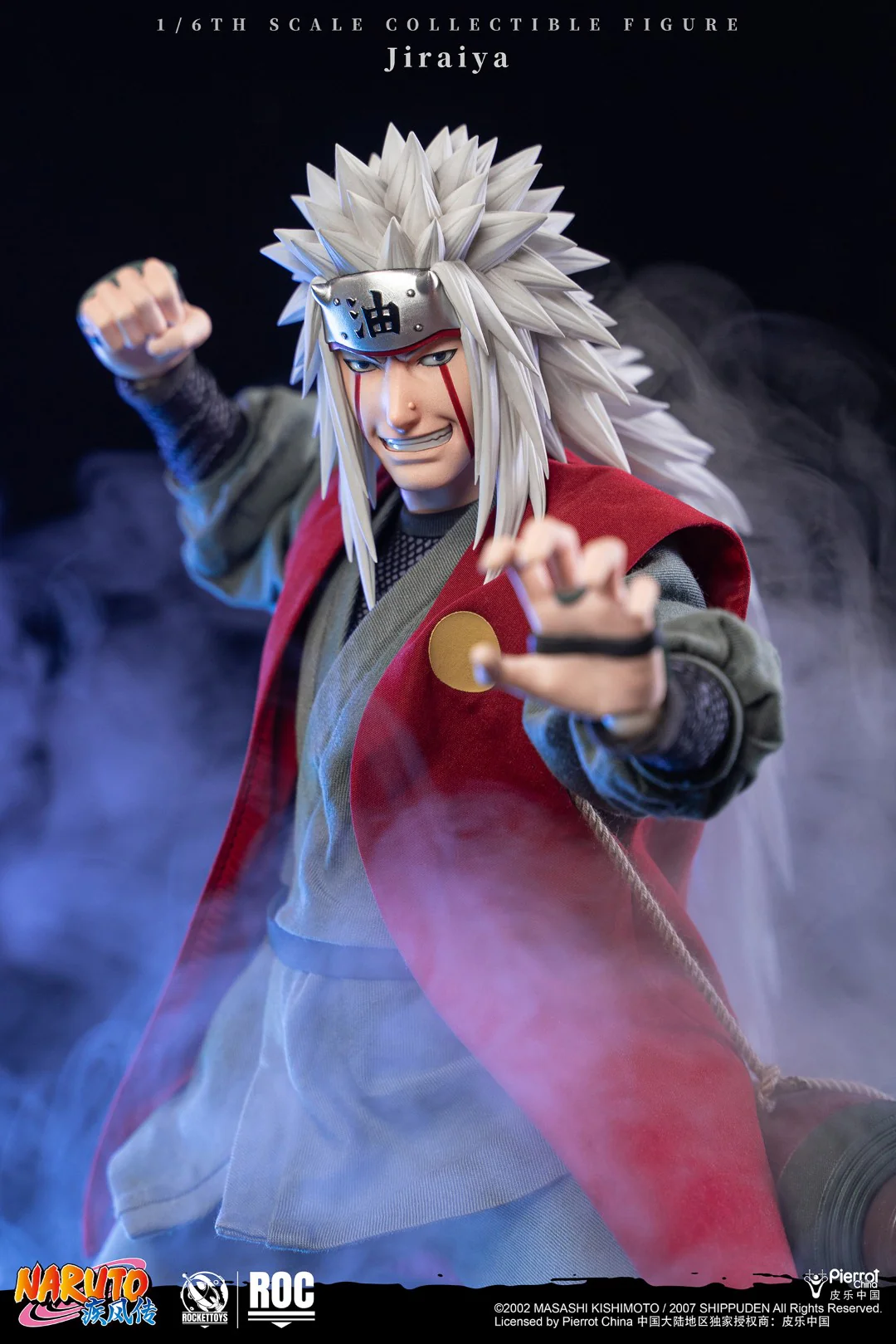 [PREORDER] ROCKET TOYS Jiraiya - Naruto 1/6 Scale Action Figure - Image 5