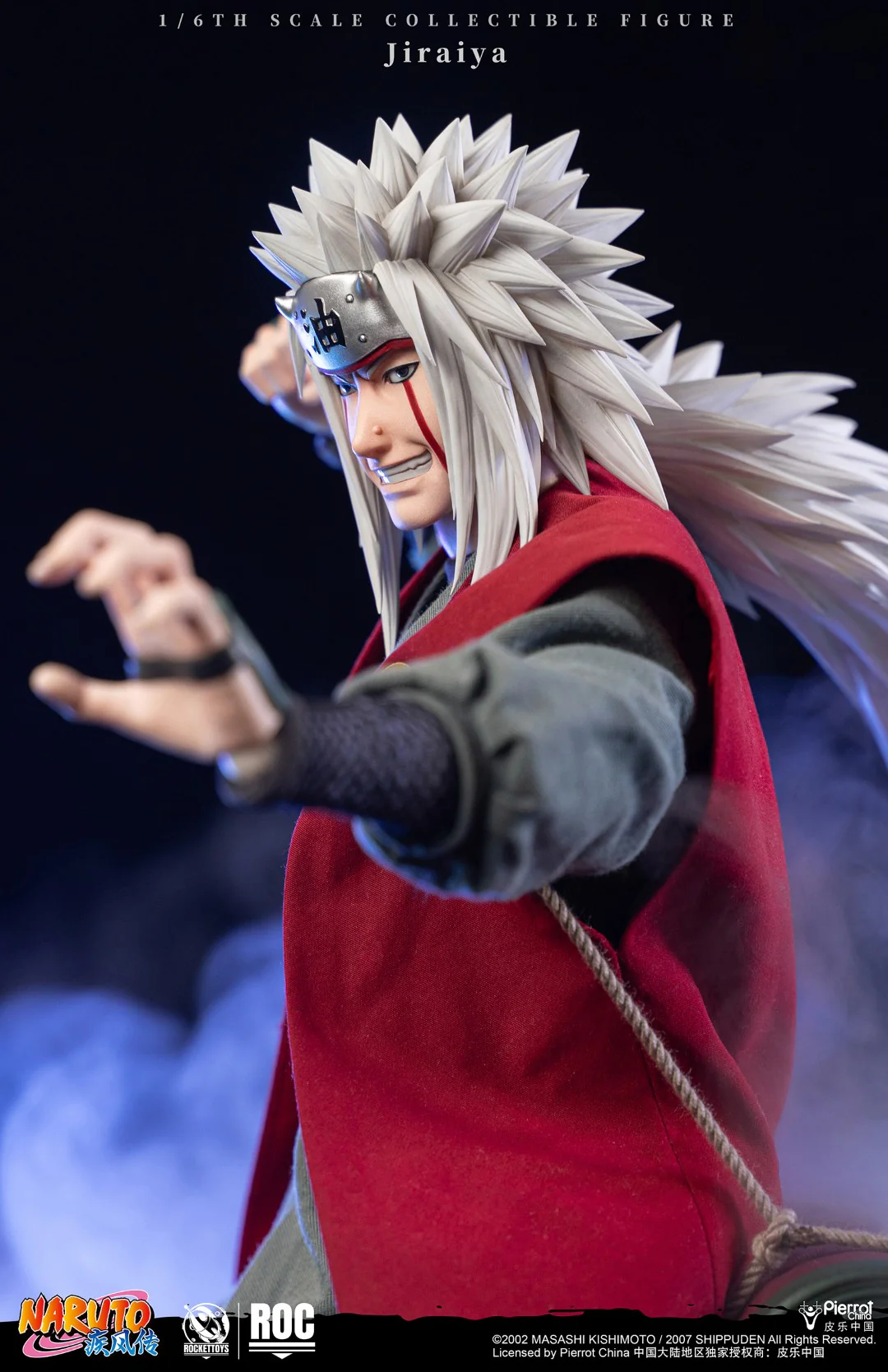 [PREORDER] ROCKET TOYS Jiraiya - Naruto 1/6 Scale Action Figure - Image 7