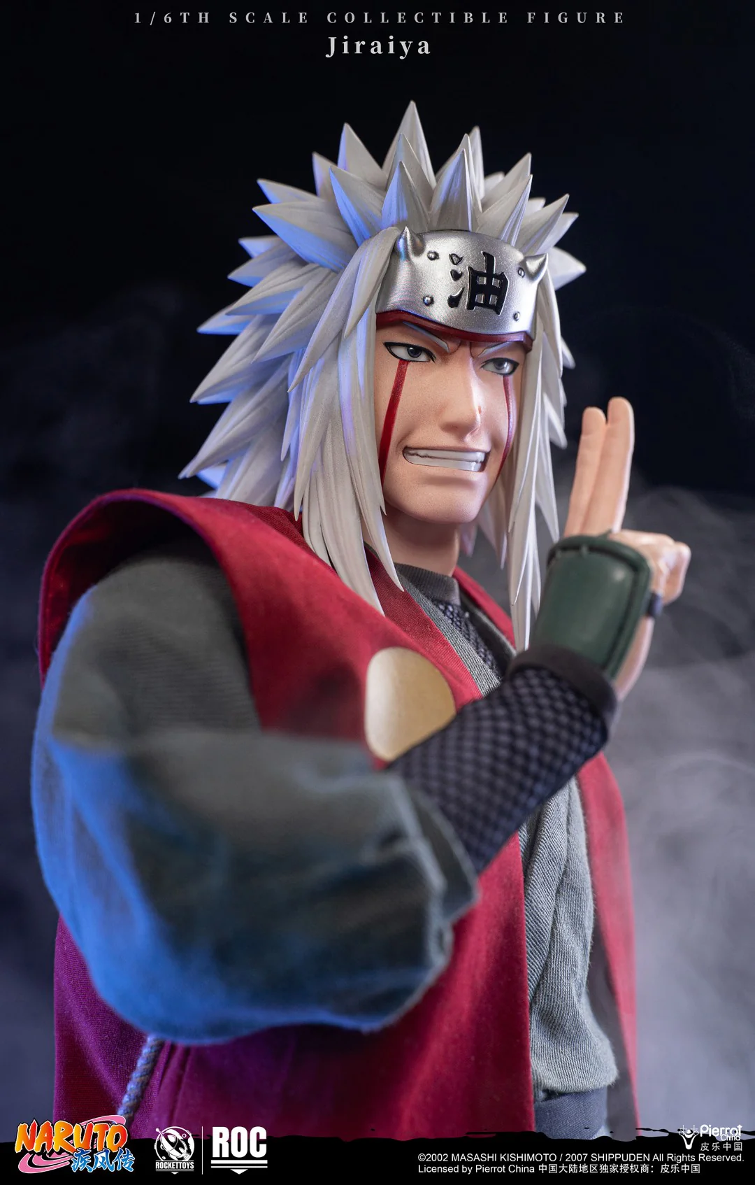 [PREORDER] ROCKET TOYS Jiraiya - Naruto 1/6 Scale Action Figure - Image 9