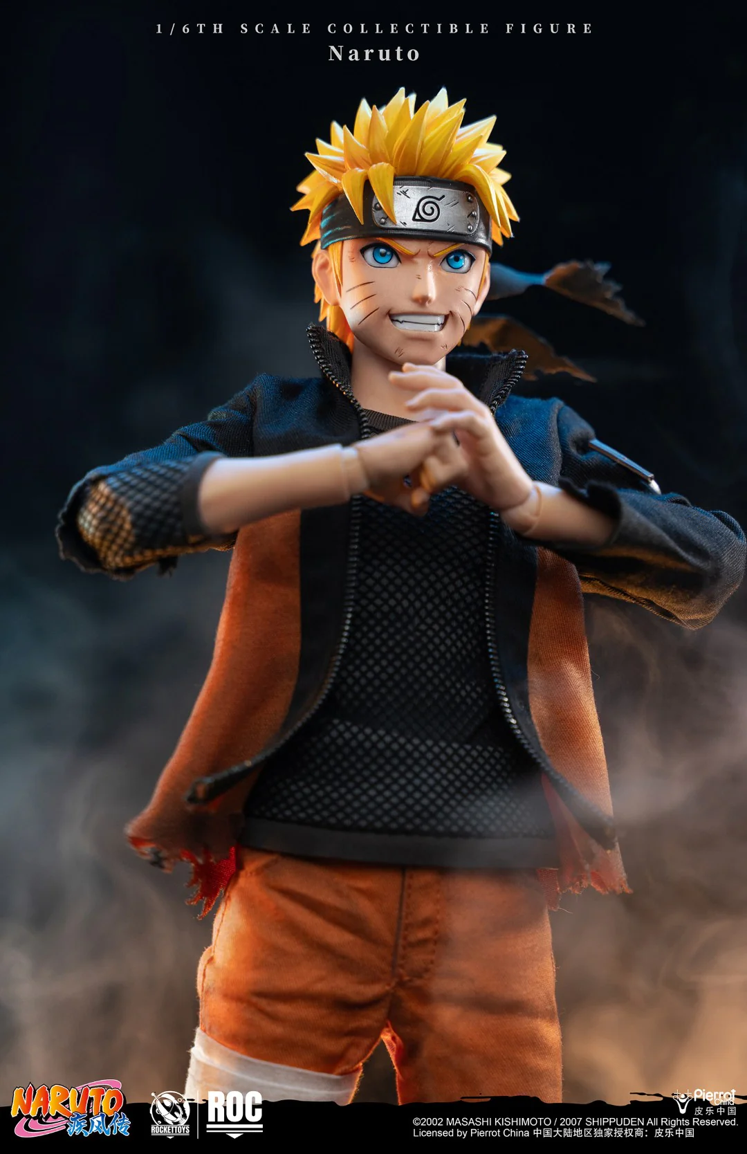 [PREORDER] ROCKET TOYS Naruto Uzumaki Battle-Damaged Ver 1/6 Scale Action Figure - Image 2