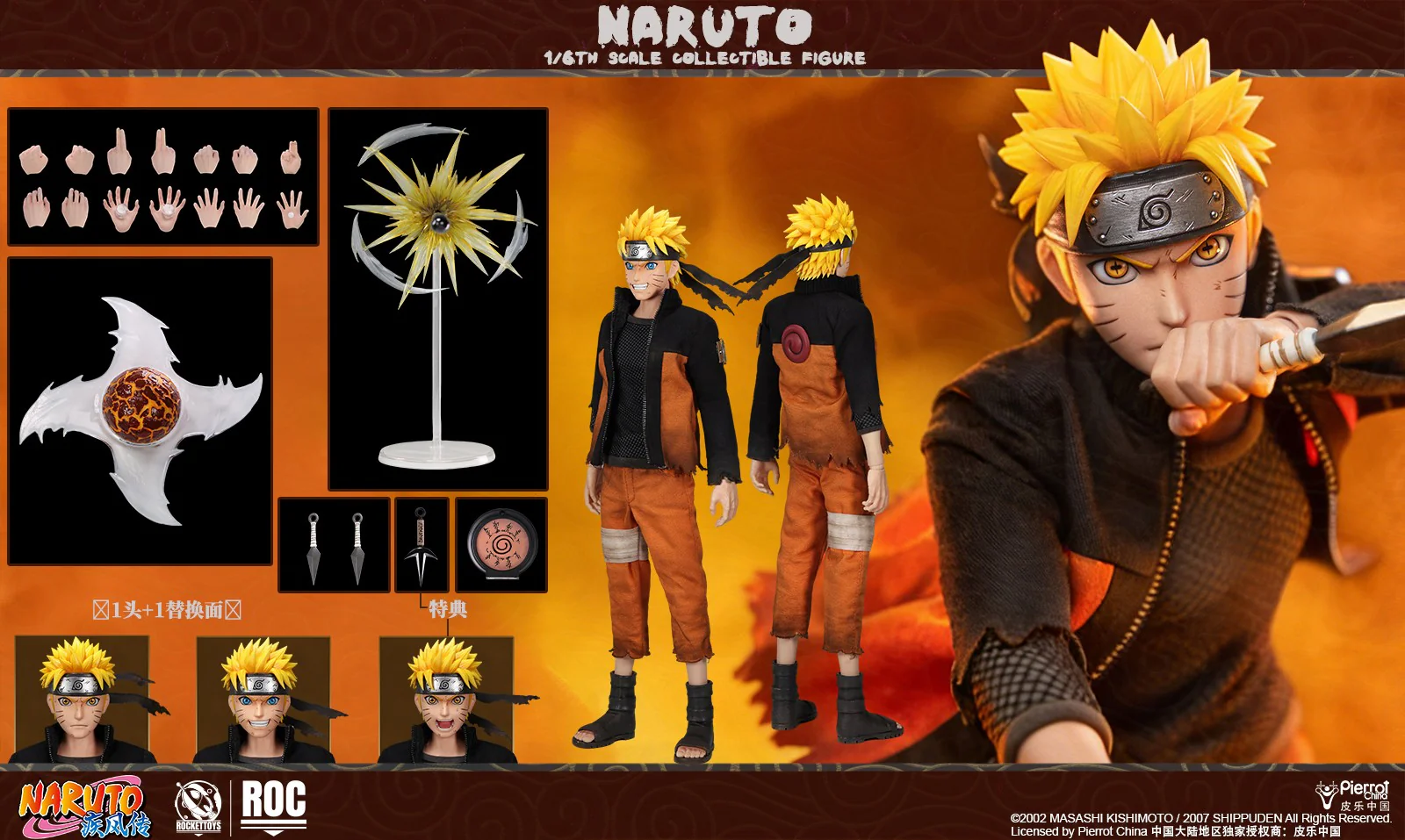 [PREORDER] ROCKET TOYS Naruto Uzumaki Battle-Damaged Ver 1/6 Scale Action Figure - Image 20