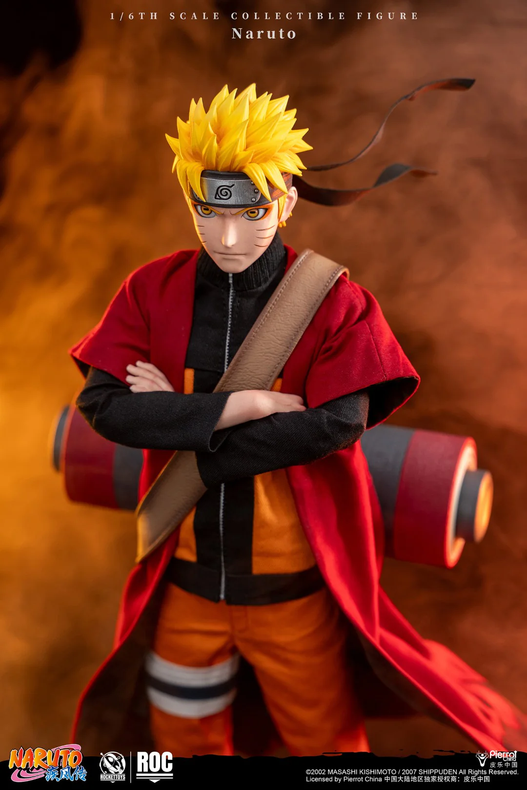 [PREORDER] ROCKET TOYS Naruto Uzumaki Sage Mode Ver 1/6 Scale Action Figure - Image 2