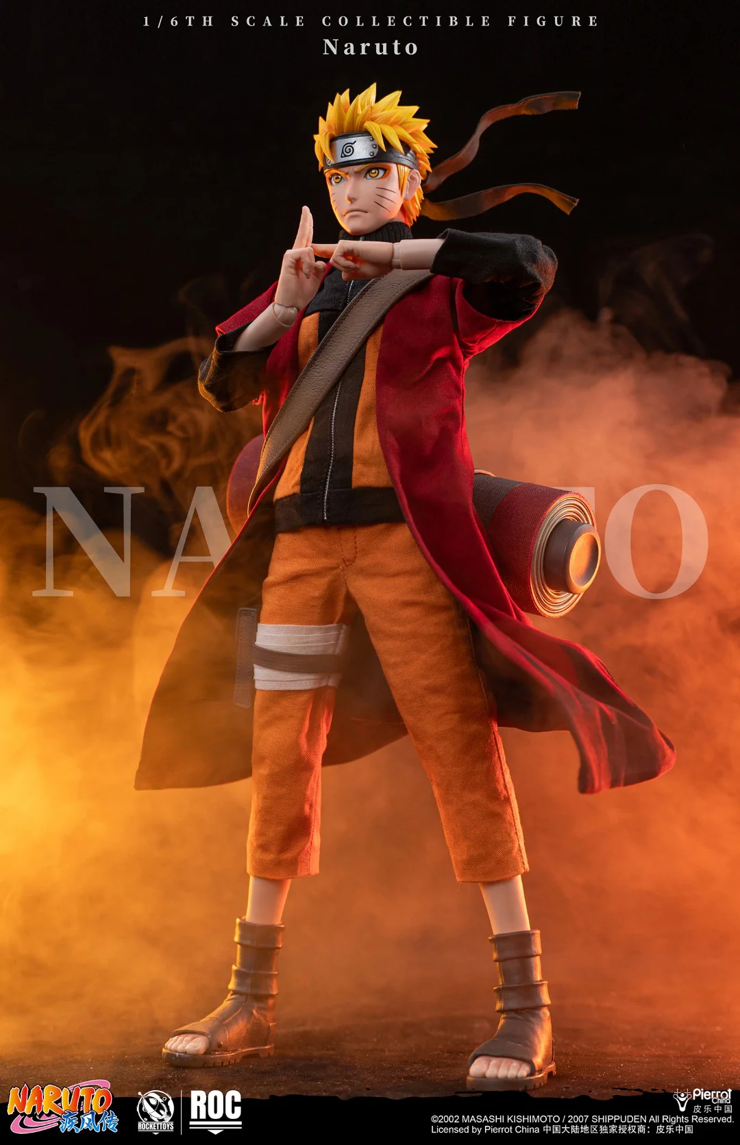 [PREORDER] ROCKET TOYS Naruto Uzumaki Sage Mode Ver 1/6 Scale Action Figure - Image 7