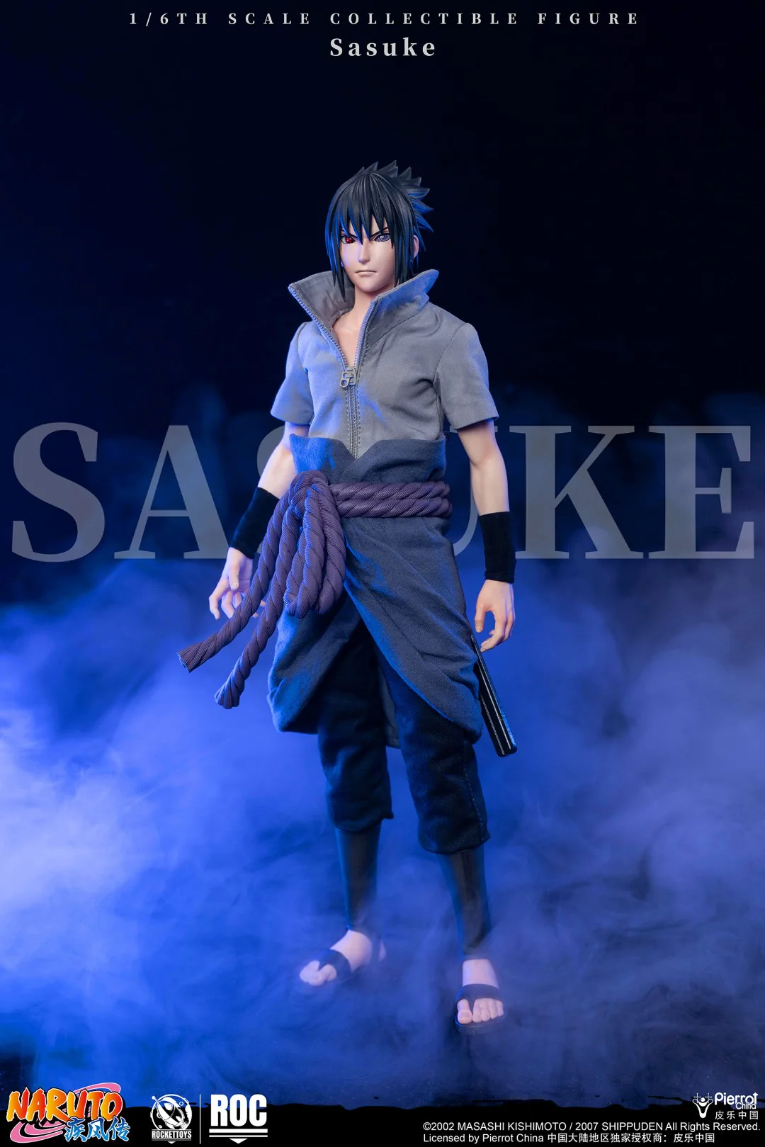 [PREORDER] ROCKET TOYS Sasuke Uchiha 1/6 Scale Action Figure - Image 2