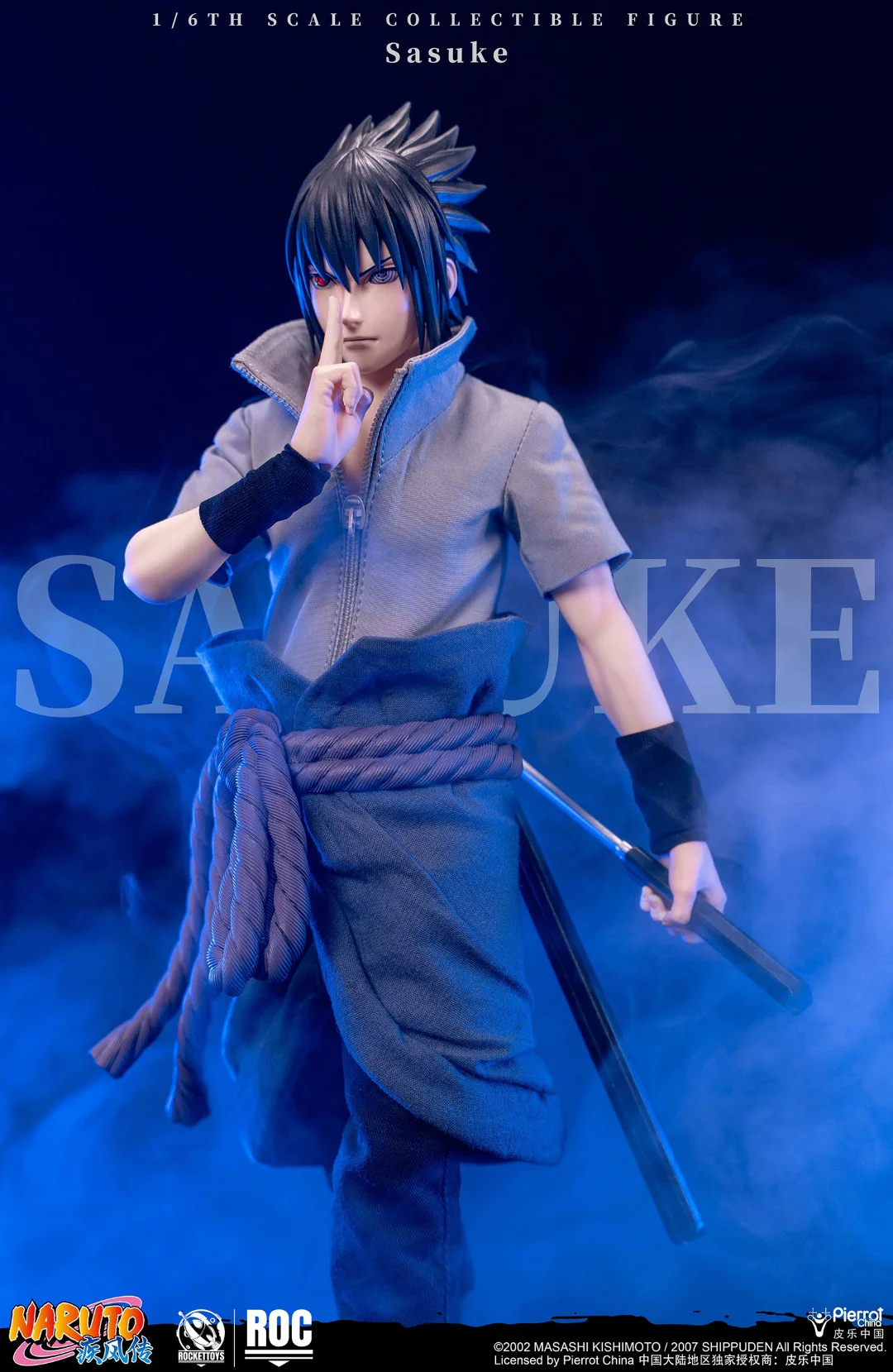 [PREORDER] ROCKET TOYS Sasuke Uchiha 1/6 Scale Action Figure - Image 6