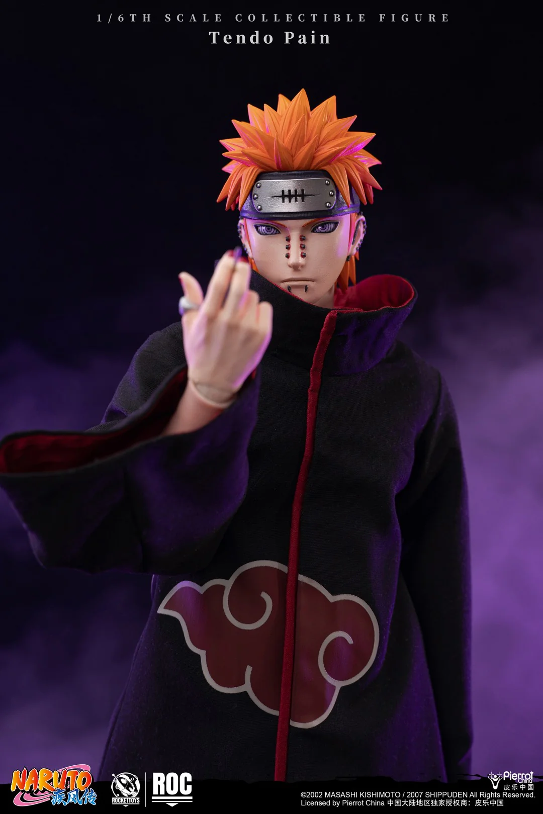 [PREORDER] ROCKET TOYS Tendou Pain (Deva Path) 1/6 Scale Action Figure - Image 4