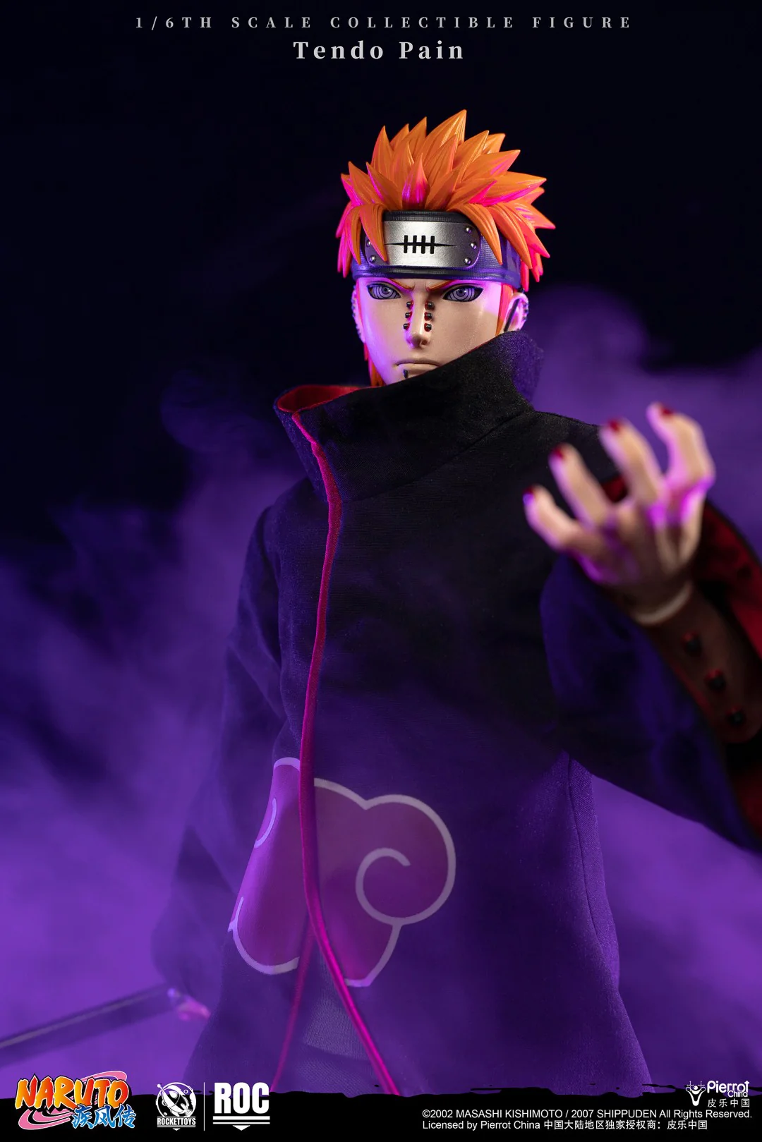 [PREORDER] ROCKET TOYS Tendou Pain (Deva Path) 1/6 Scale Action Figure - Image 7