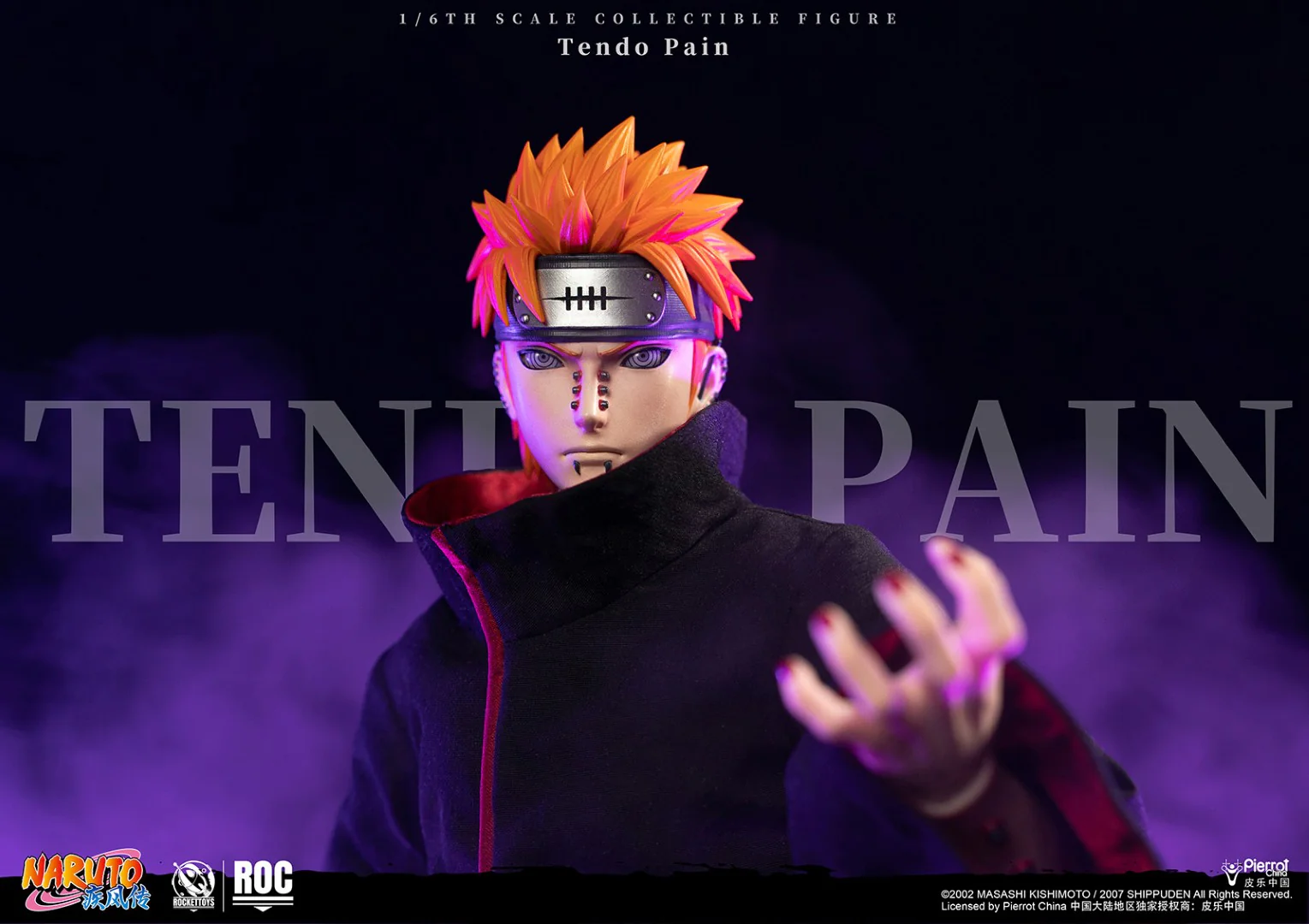 [PREORDER] ROCKET TOYS Tendou Pain (Deva Path) 1/6 Scale Action Figure - Image 9