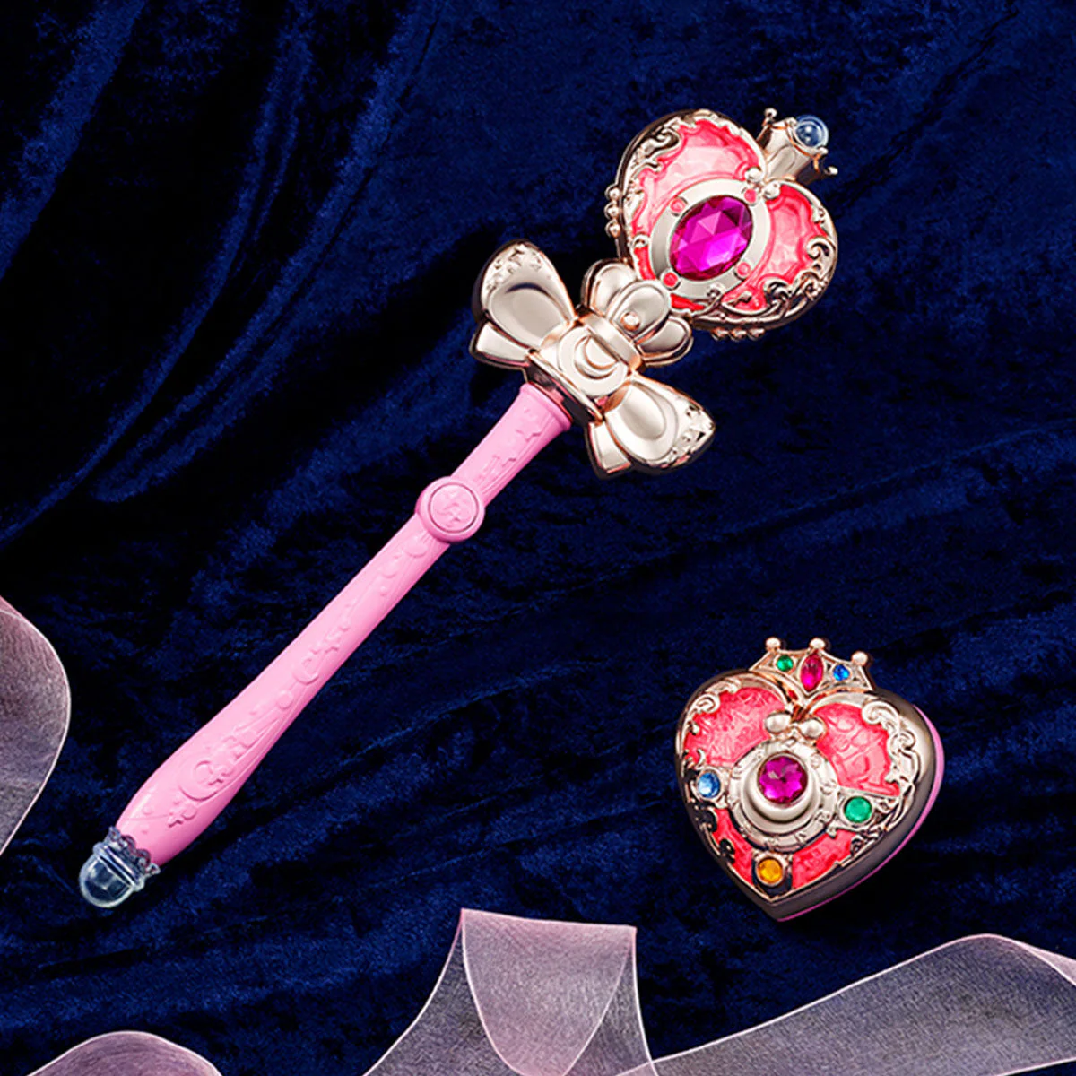 Sailor Moon Miracle Shiny Series Spiral Heart Moon Rod - Image 5