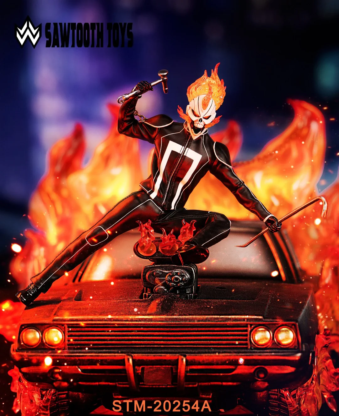 [PREORDER] SawTooth Toys Flame Head Knight 1/12 Scale Action Figure - Image 4