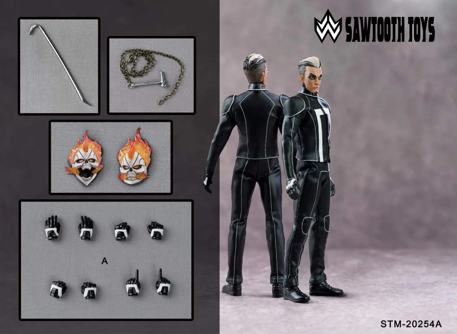 [PREORDER] SawTooth Toys Flame Head Knight 1/12 Scale Action Figure - Image 9