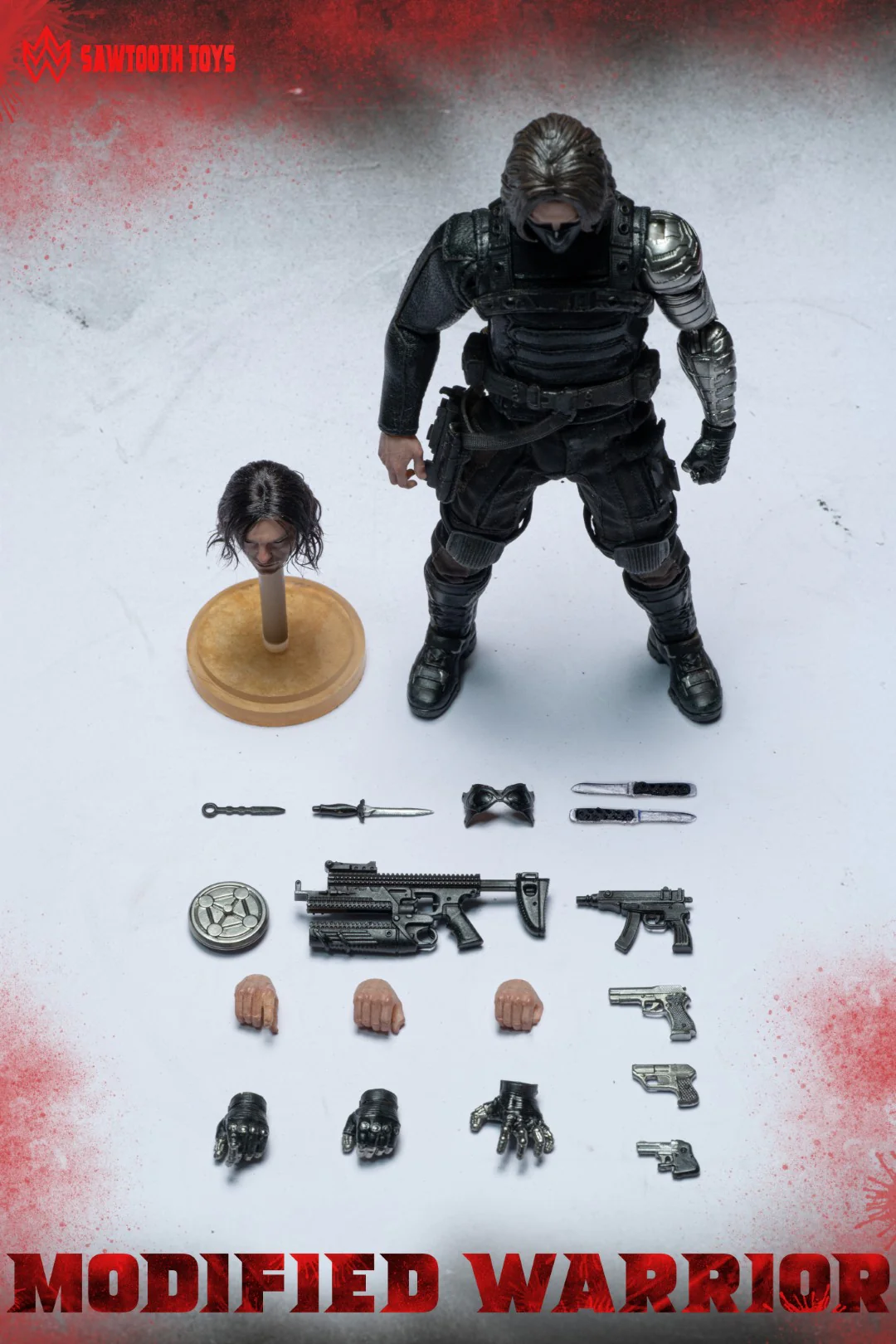 [PREORDER] SawTooth Toys Modified Warrior 1/12 Scale Action Figure - Image 7