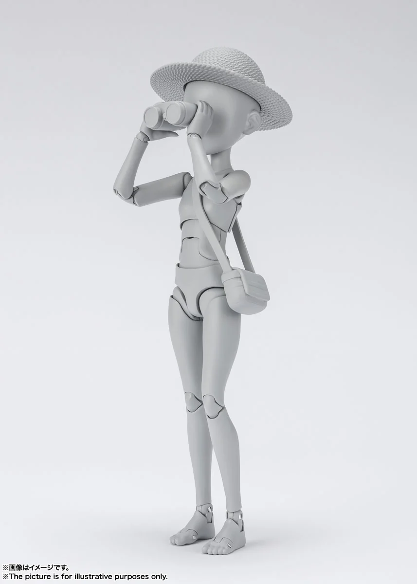 SH Figuarts Body-chan Ken Sugimori Edition DX SET (Gray Color Ver.)